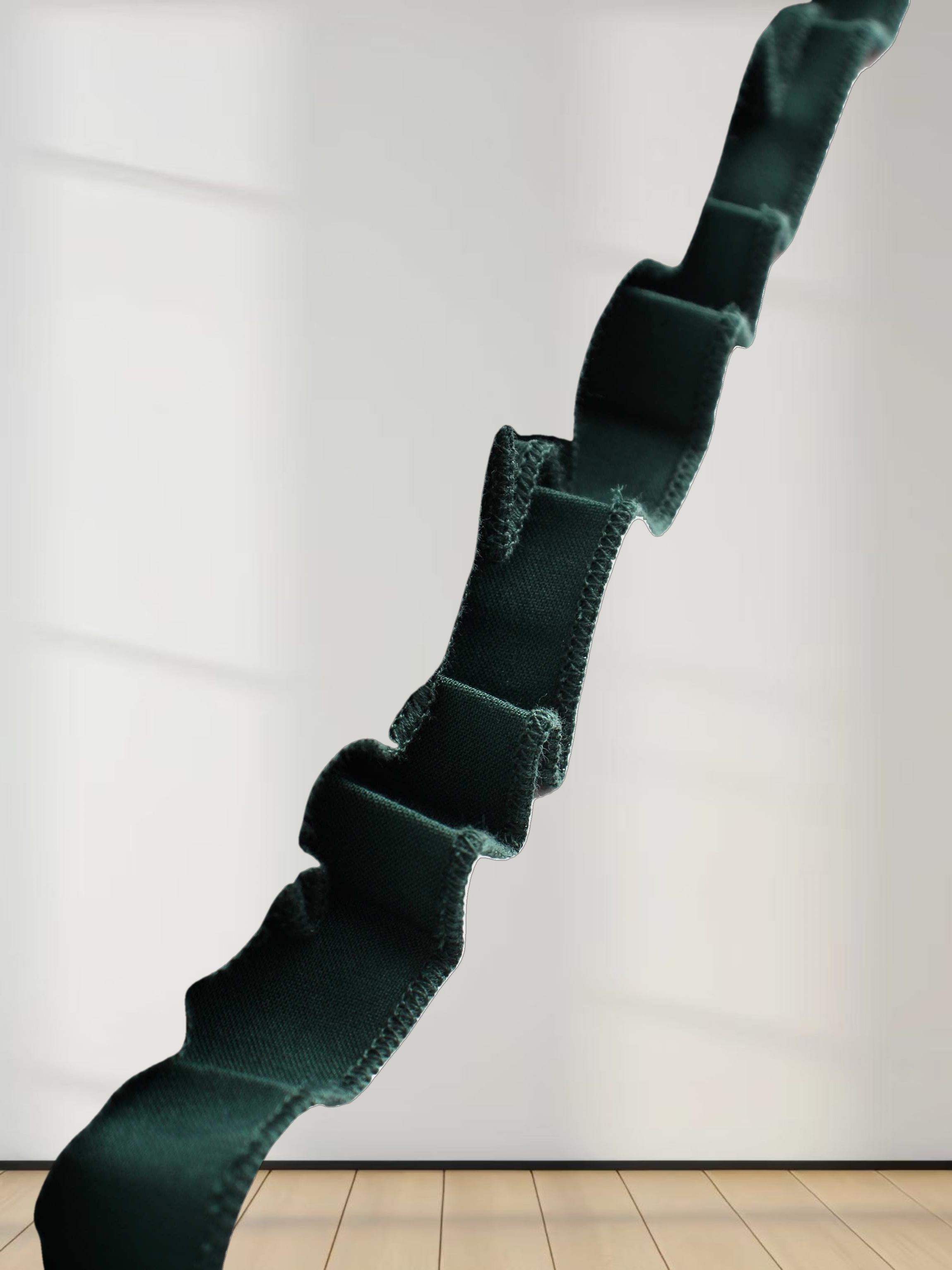 Mix Pleat Skirt-Emerald Green