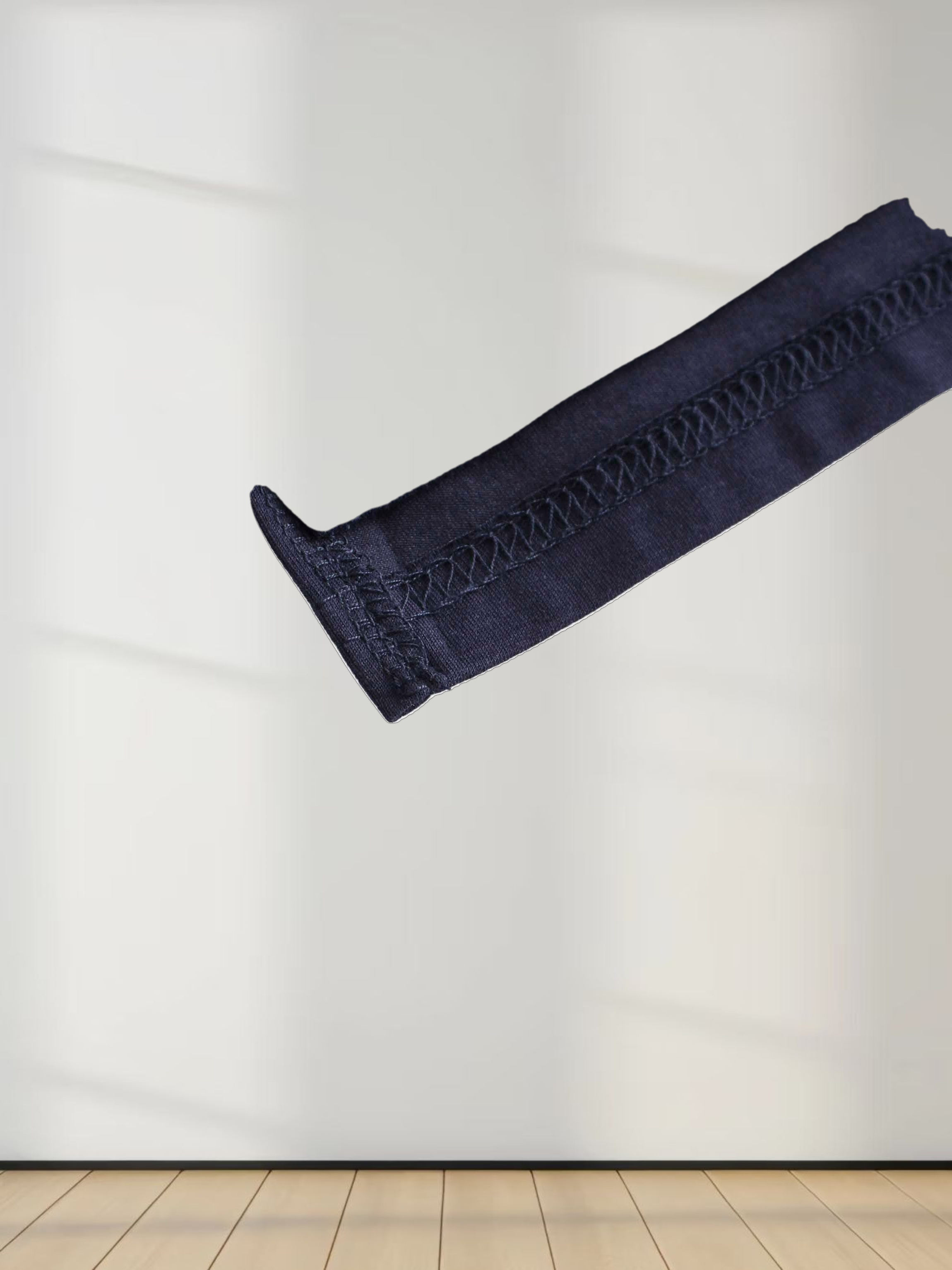 Crown Embossed T-Shirt-Navy