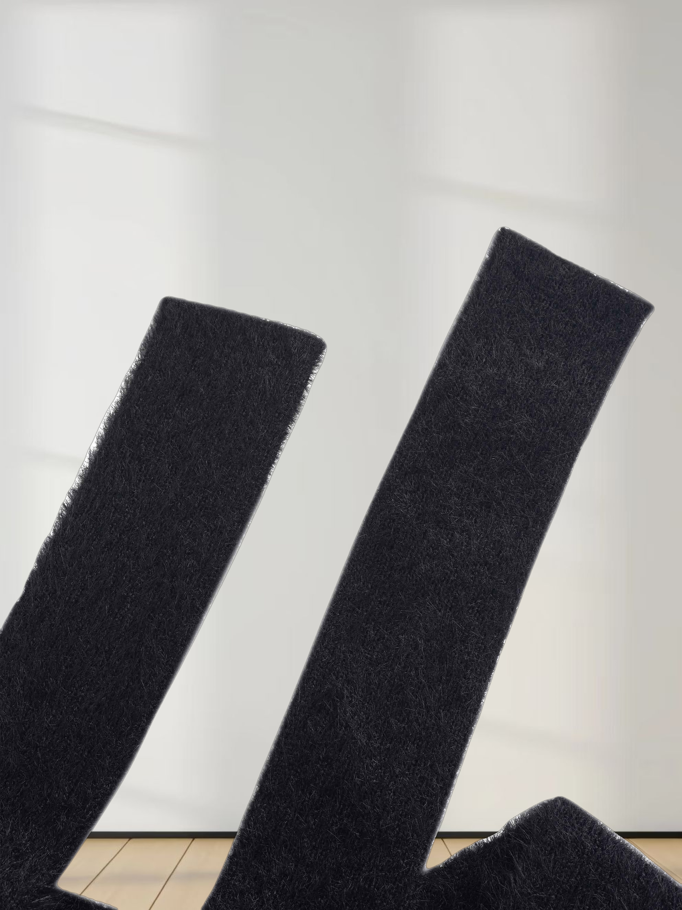 Mohair Shawl Collar Cardigan-Black