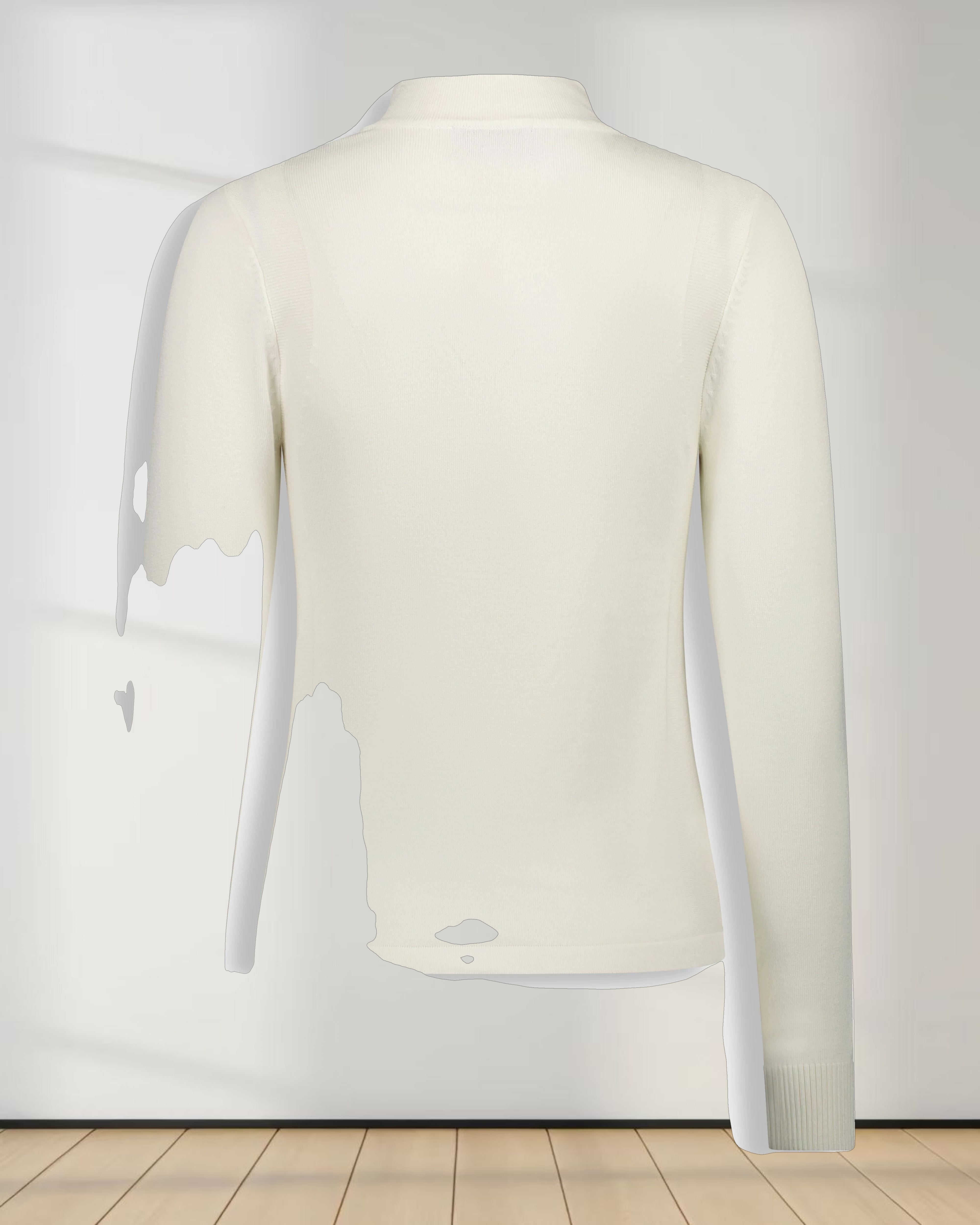 BASIC MOCK NECK TURTLENECK-CREAM