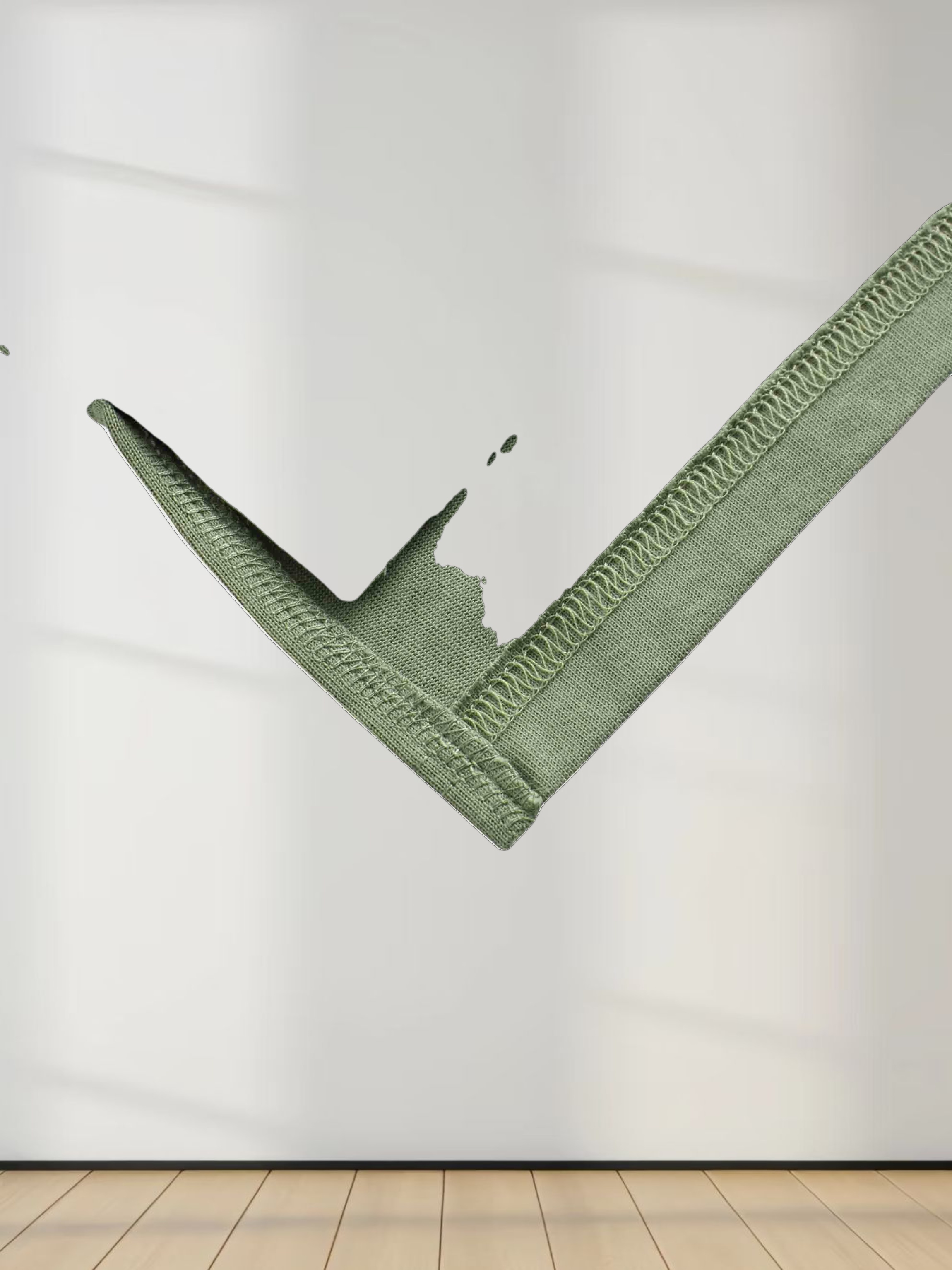 Oversized Boxy 3Q Sleeve Tee-Sage