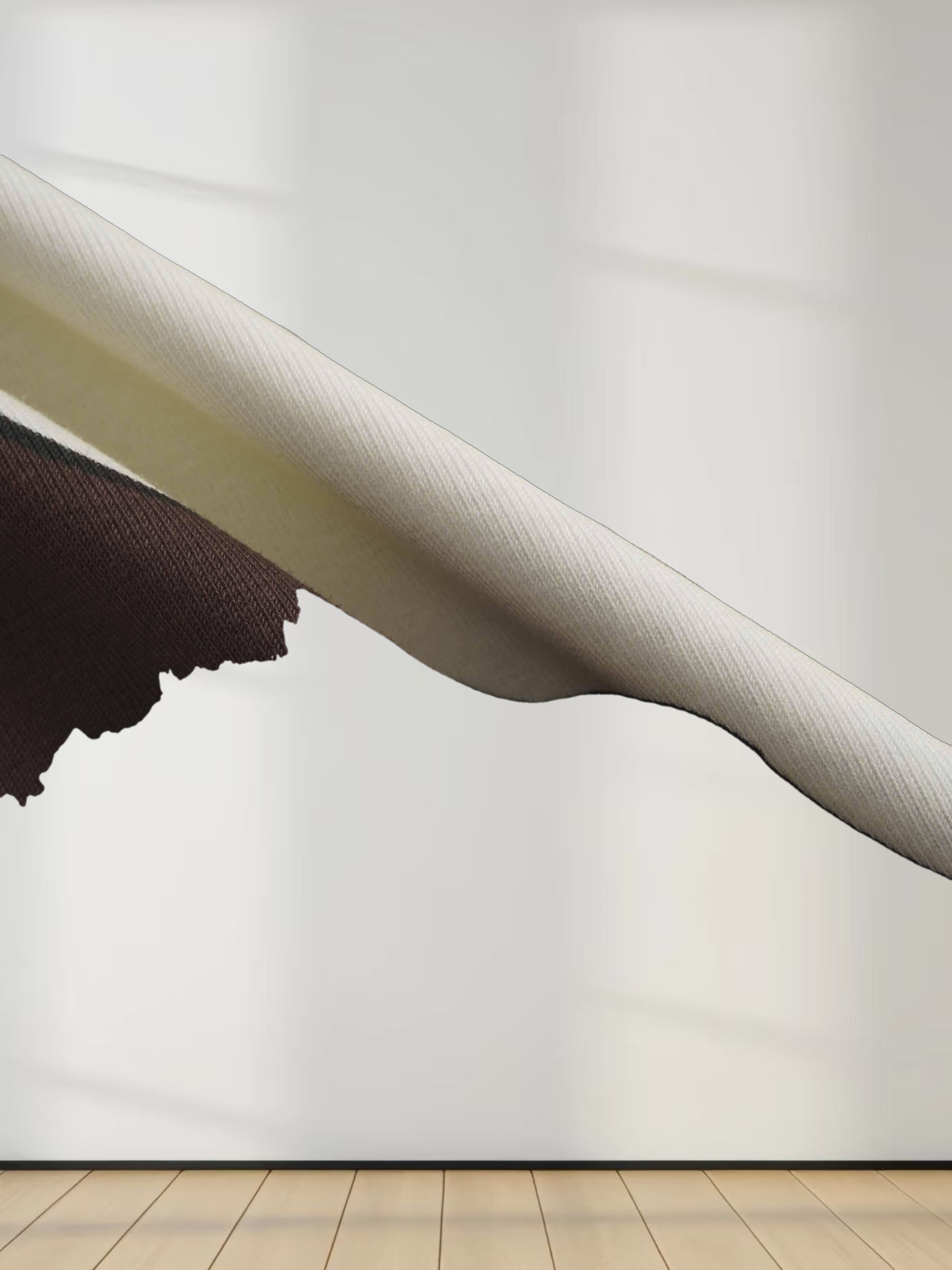 Basic Printed T-shirt-Oversized Floral Brown