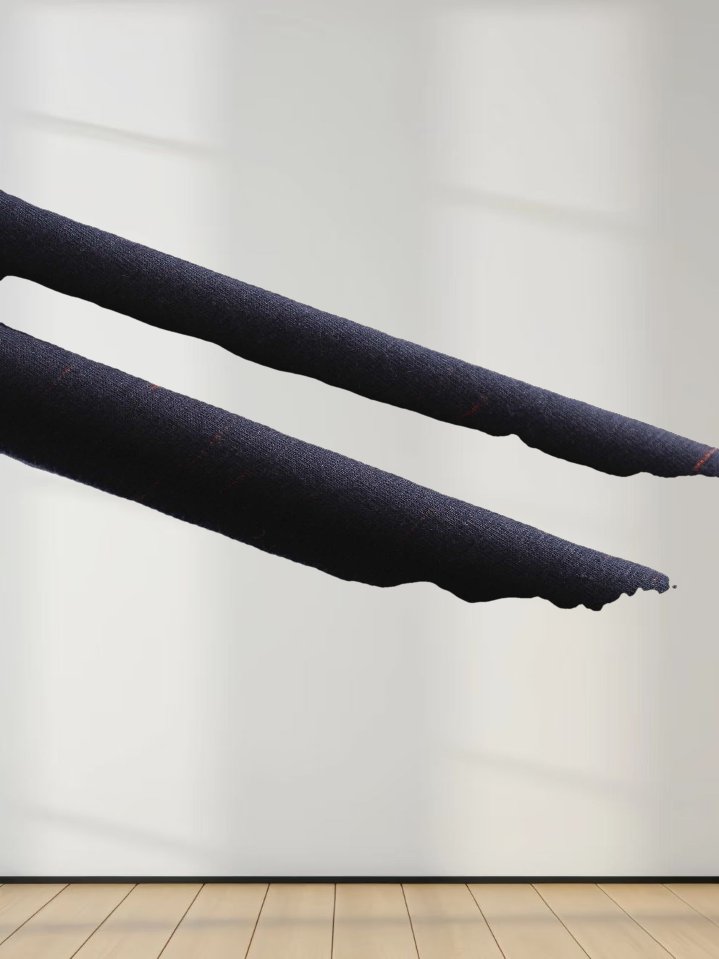 Spaced Dyed Tee-Black