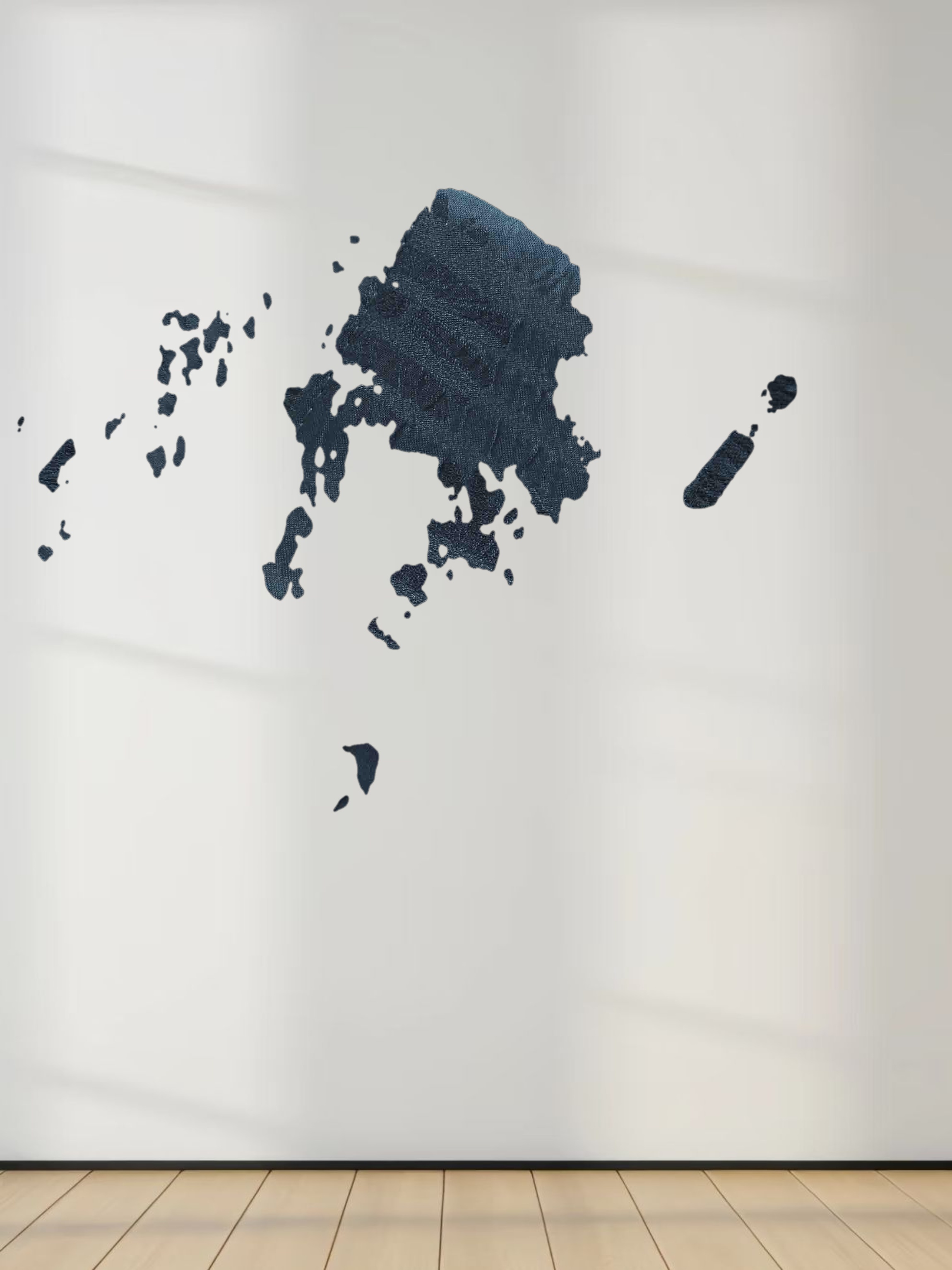 Collared A-Line Shirtdress-Teal Floral