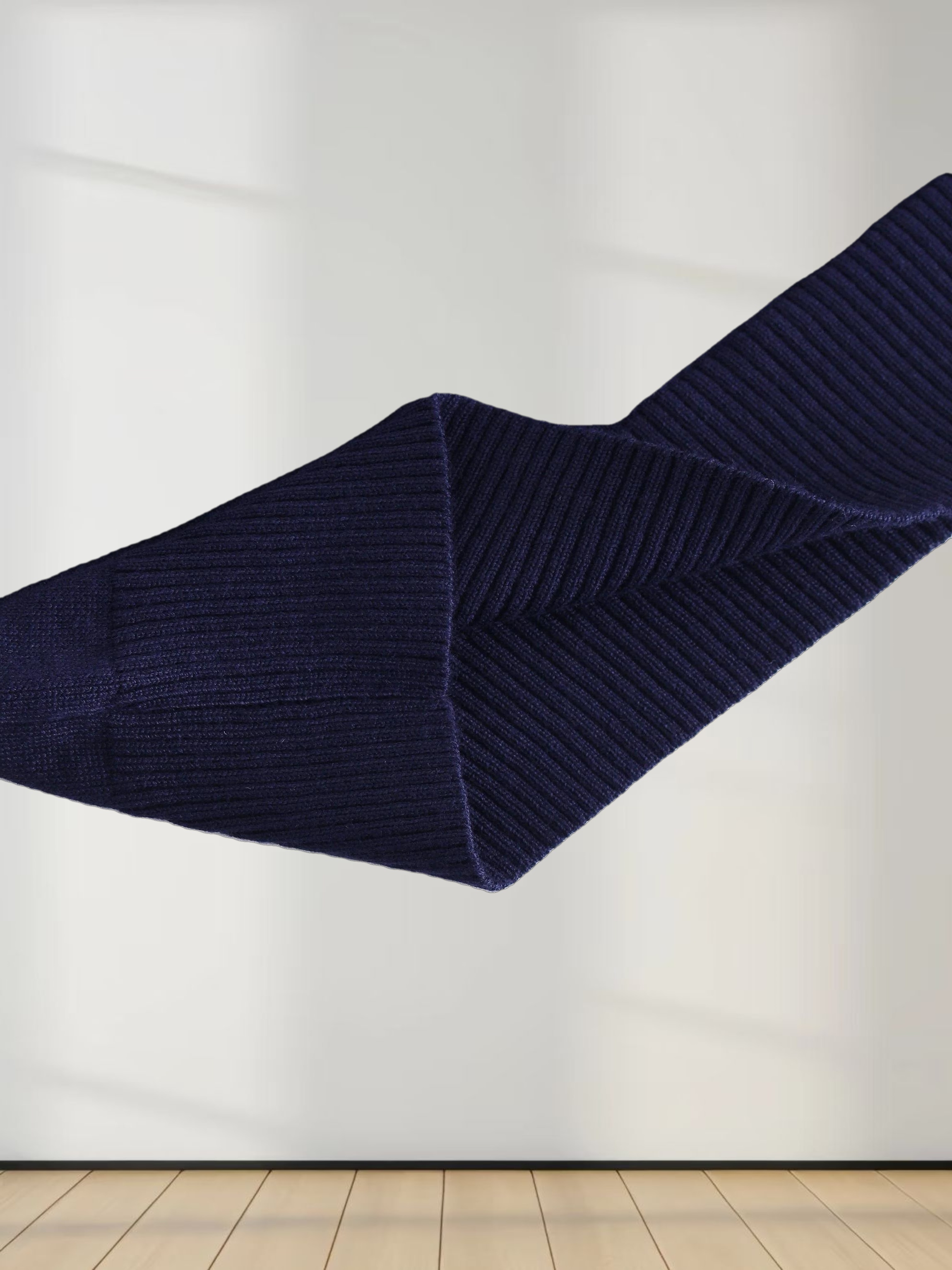 Basic Crew Sweater 3Q-Dark Navy