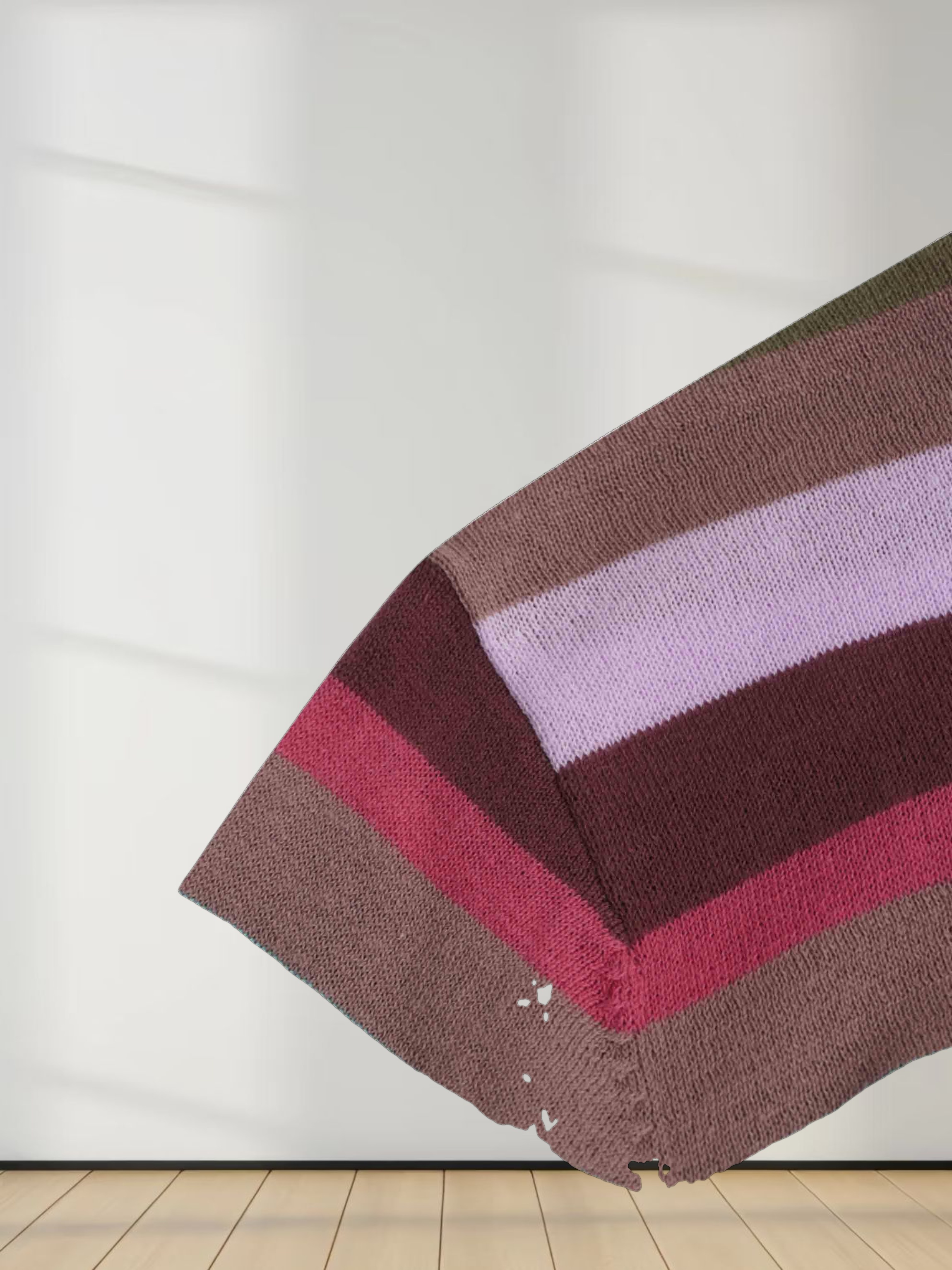 Printed Sweater-Rainbow Burst