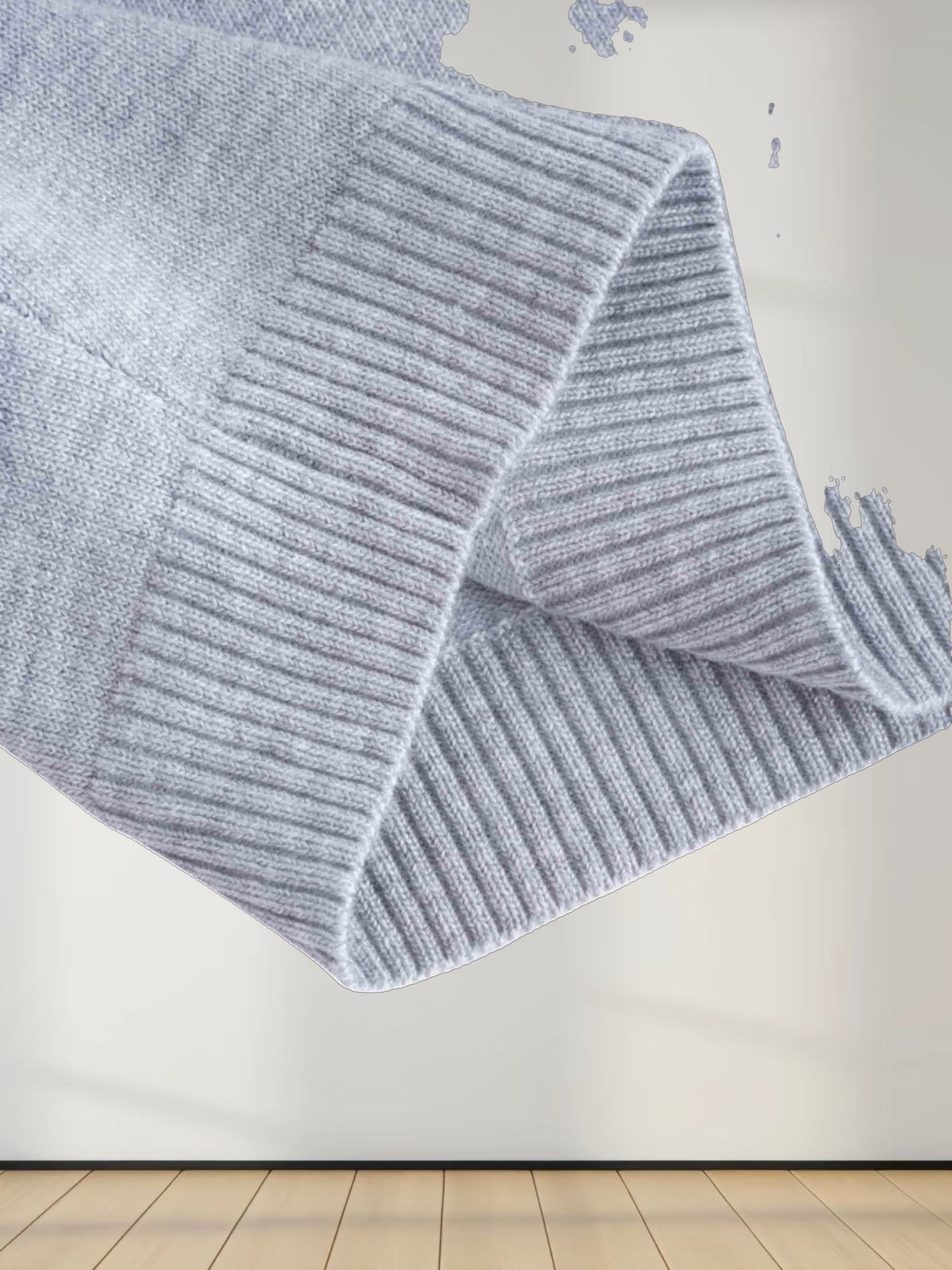 Solid Crew Crop Cardigan-Light Grey