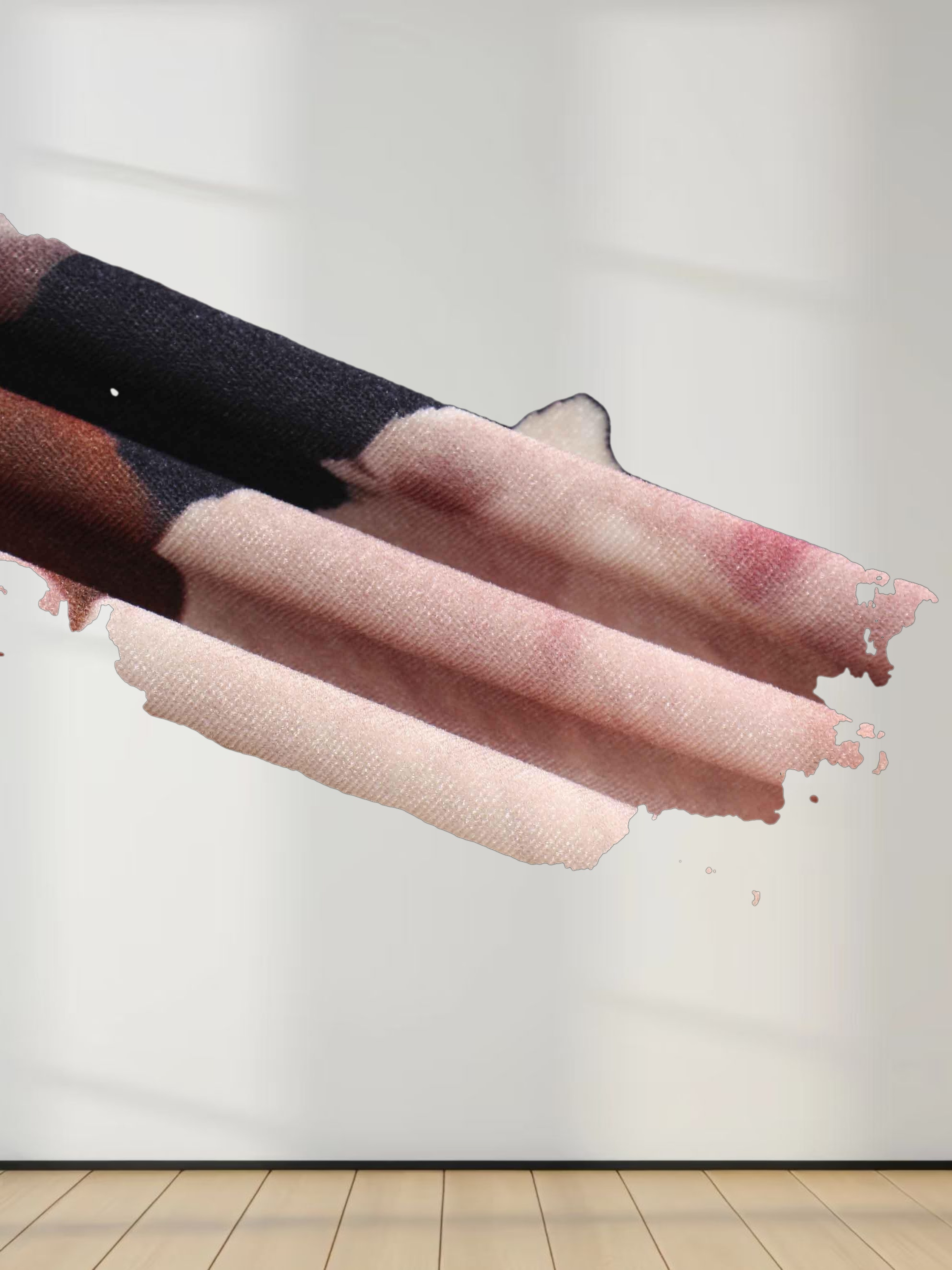 Velvet Floral Printed Turtleneck-Floral