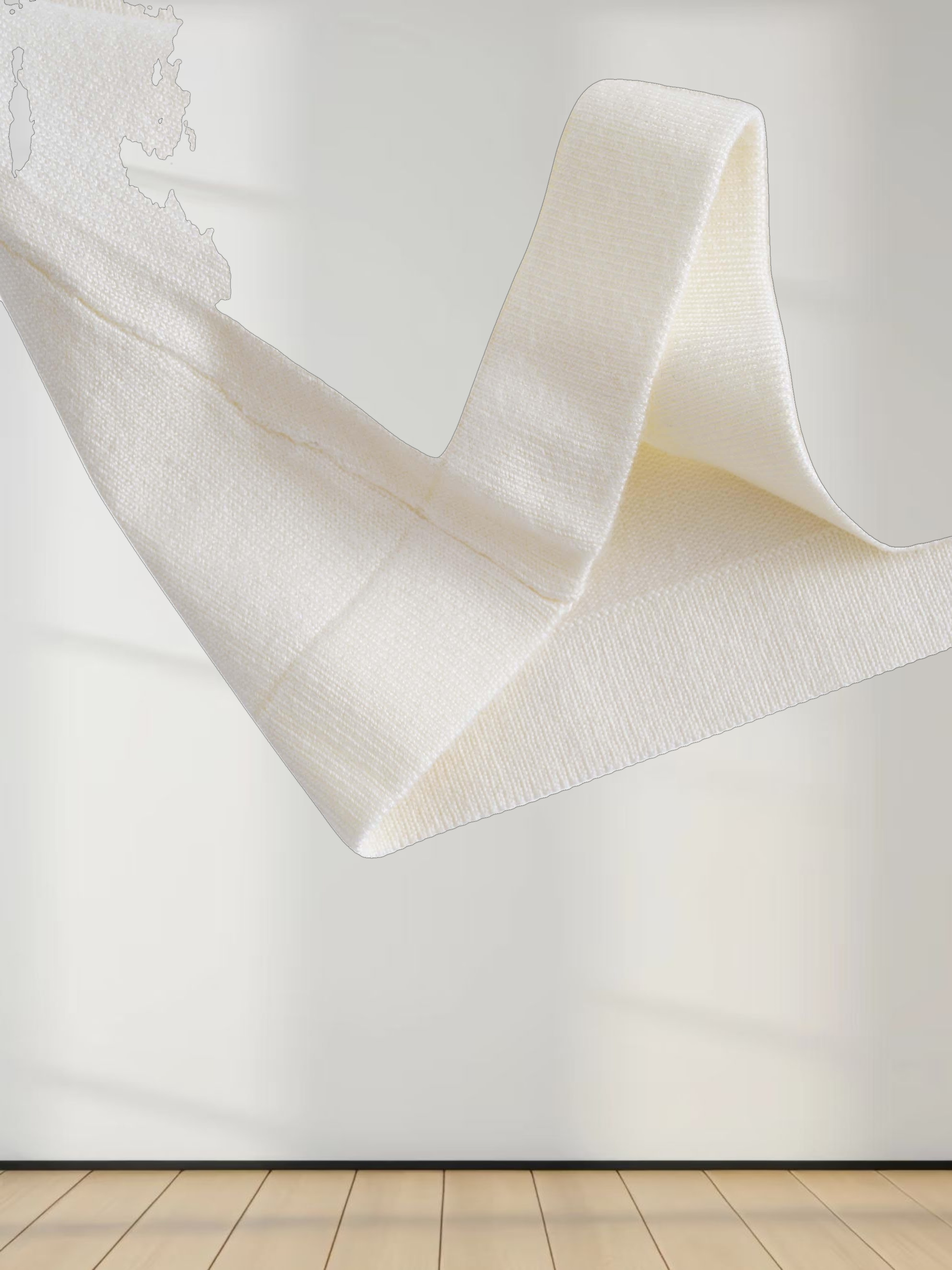 Knit Turtleneck-Cream