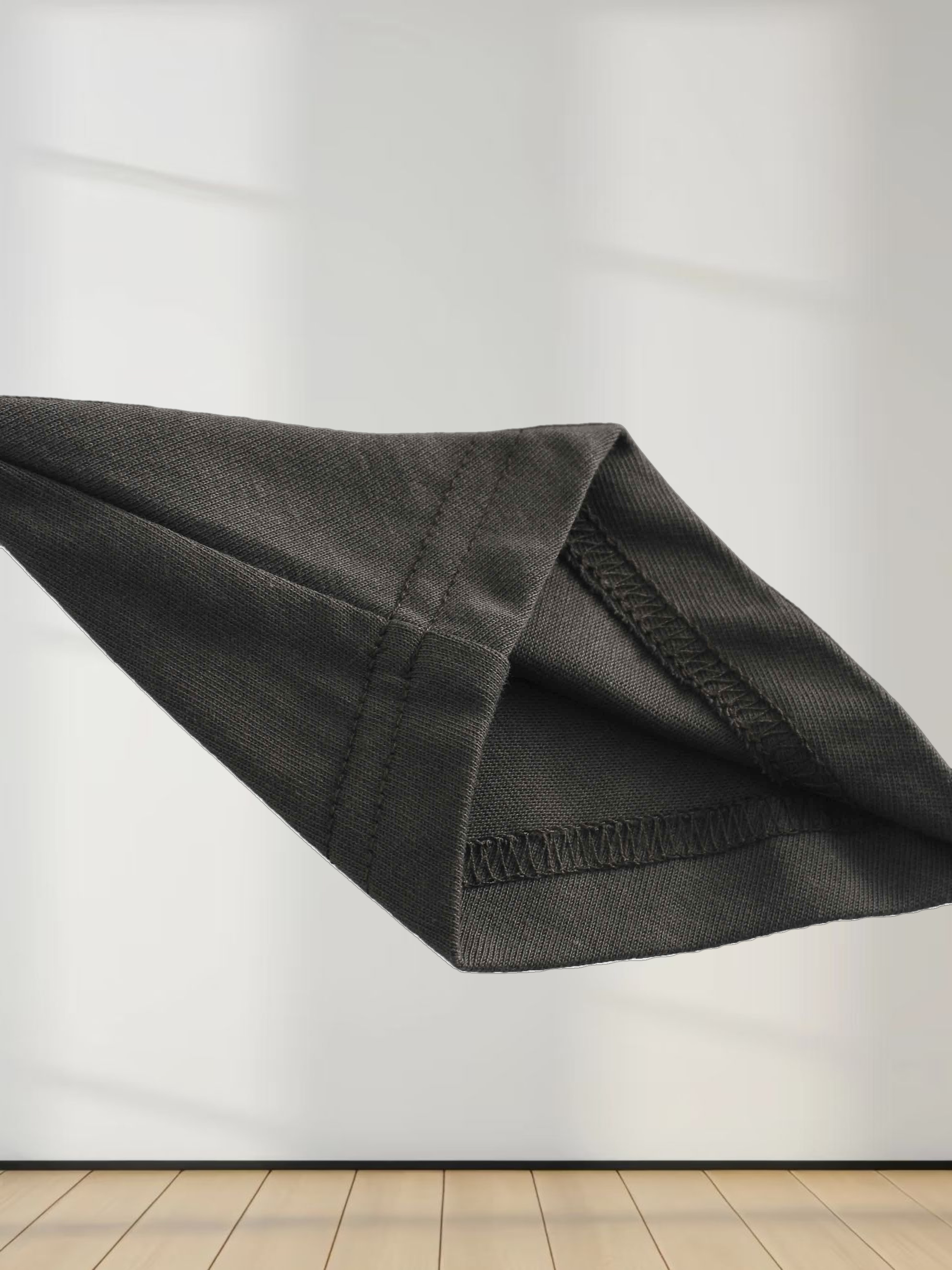 Tie Knot Tee-Dark Grey