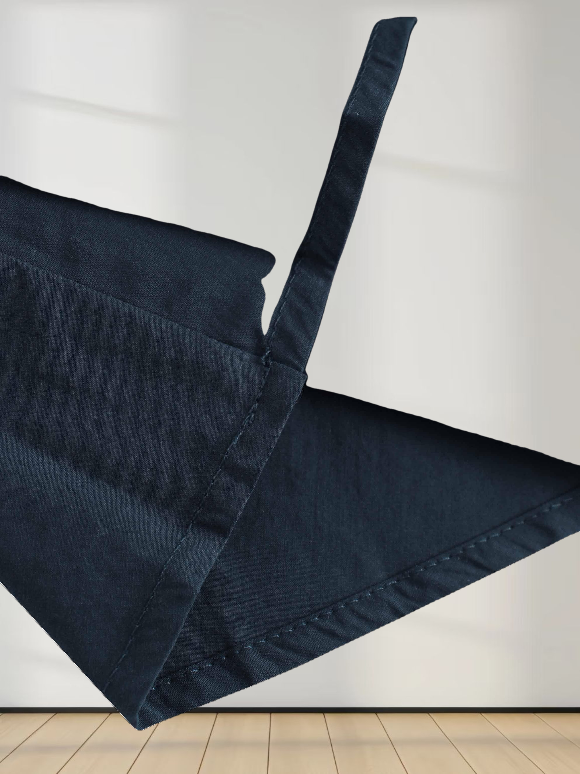 Micro Pleat Elastic Waist Skirt-Navy