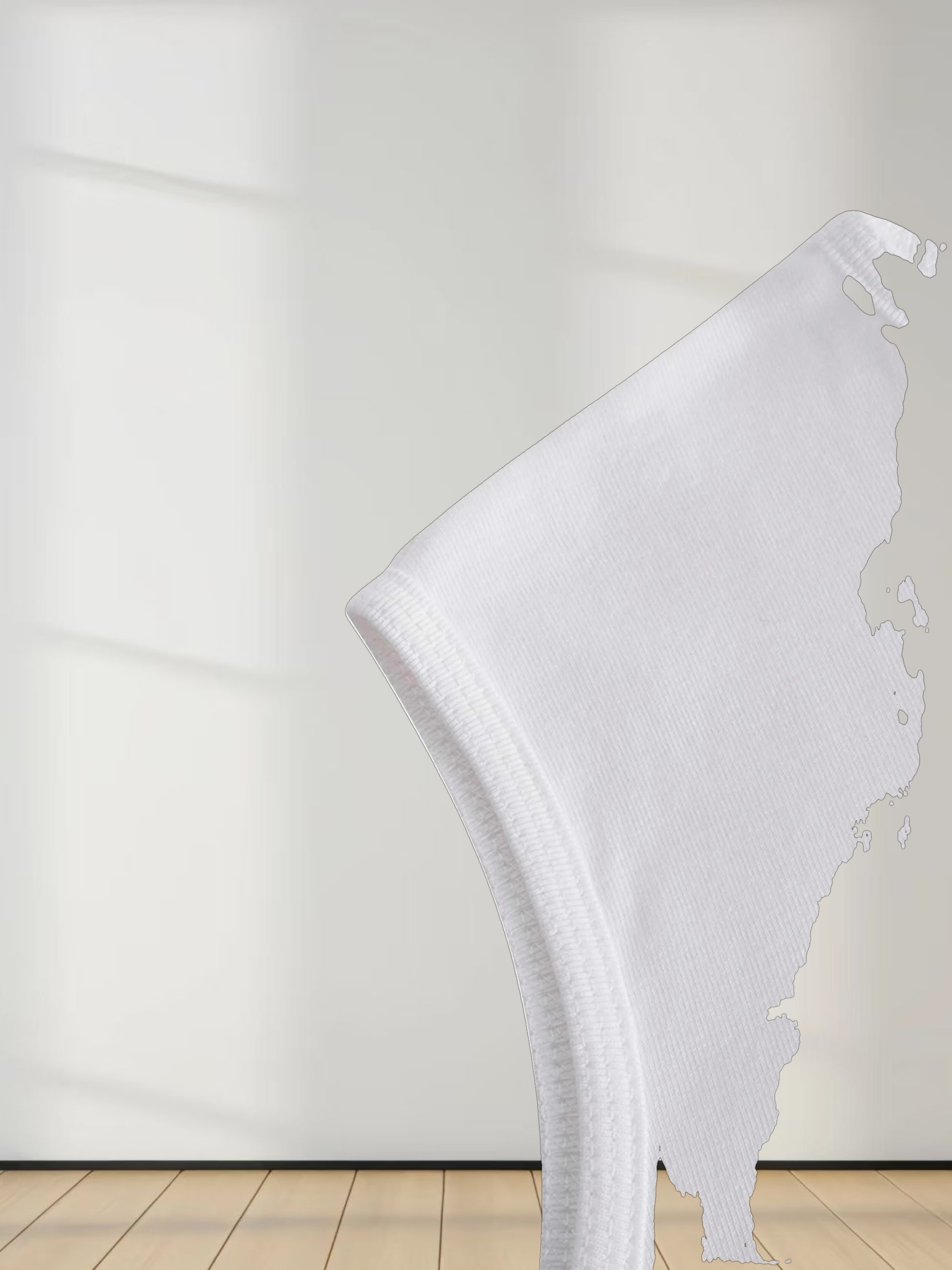 Basic T-Shirt Slip Dress-White