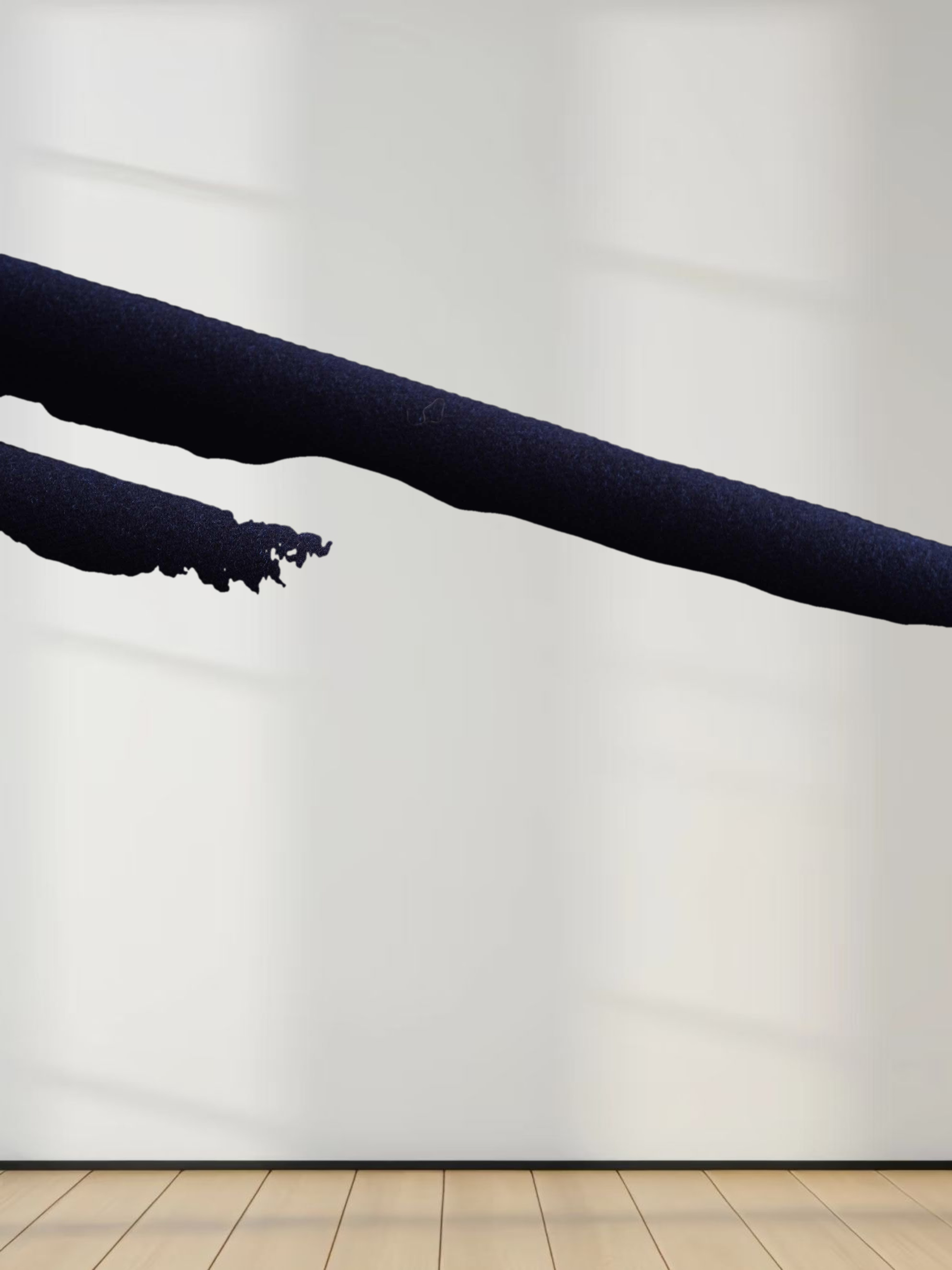 Fringe Circle Skirt-Navy