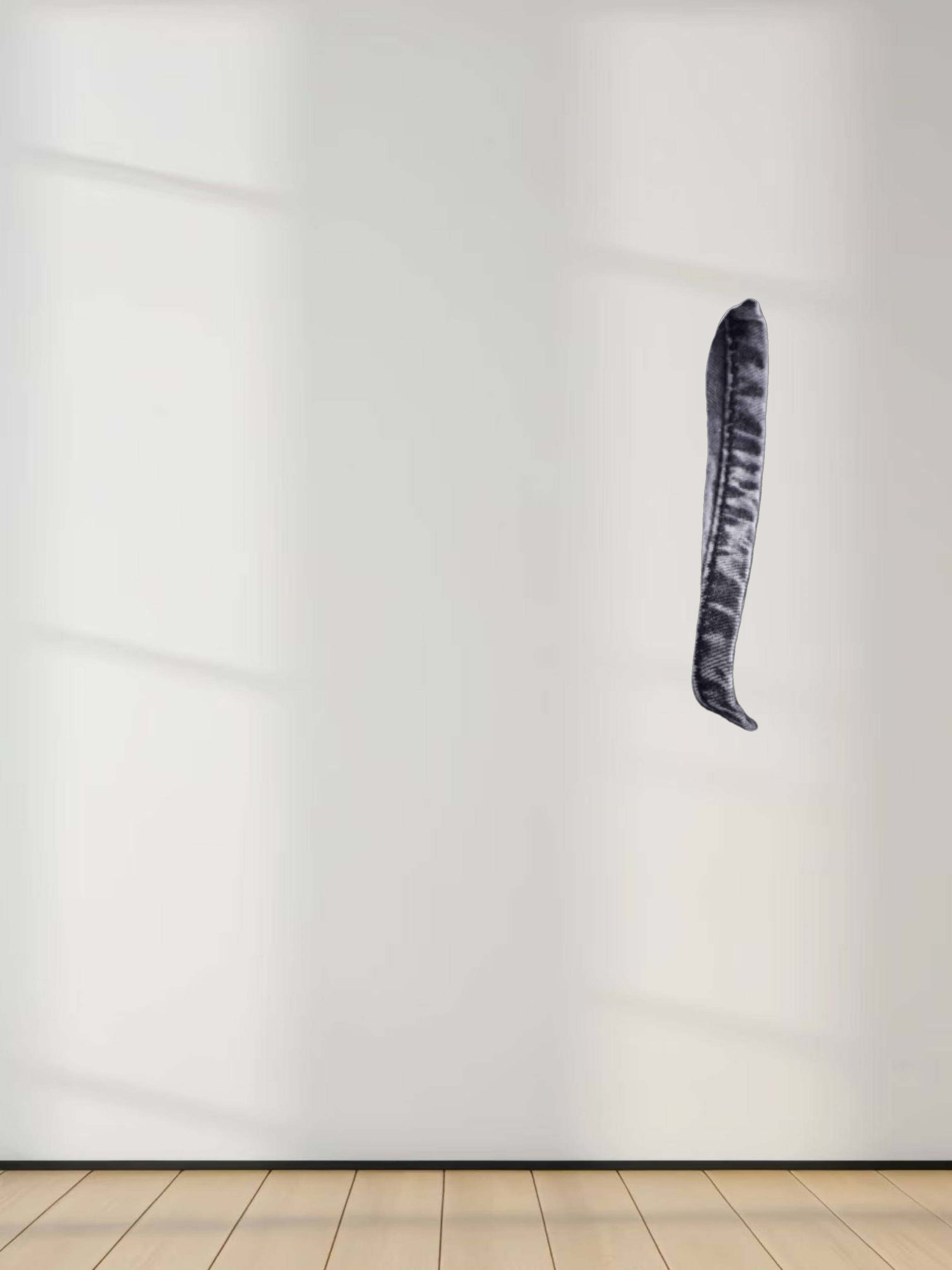 Crew Neck Jumper-Washed Black Denim