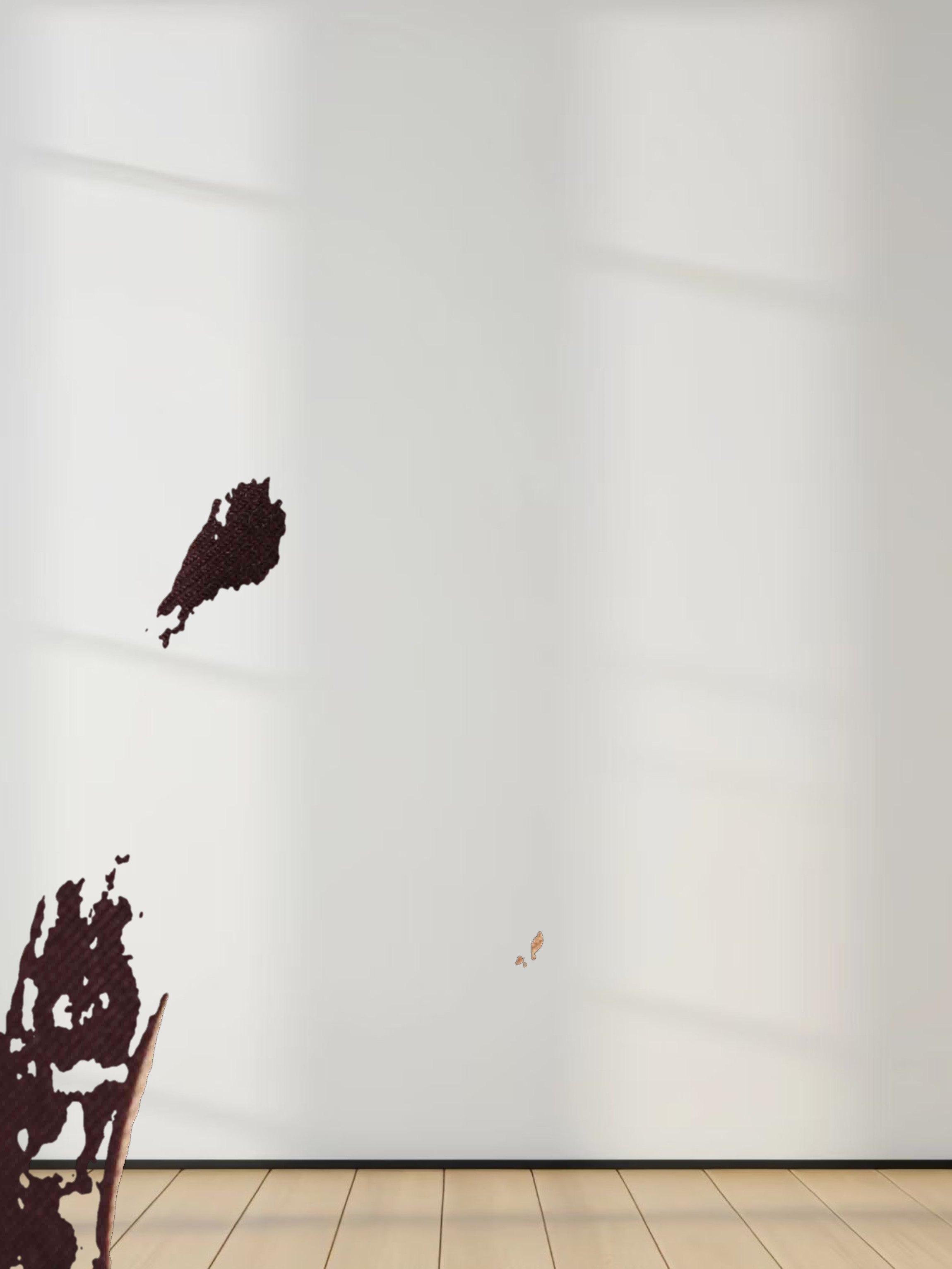 Printed Modal Turtleneck-Retro Swirl