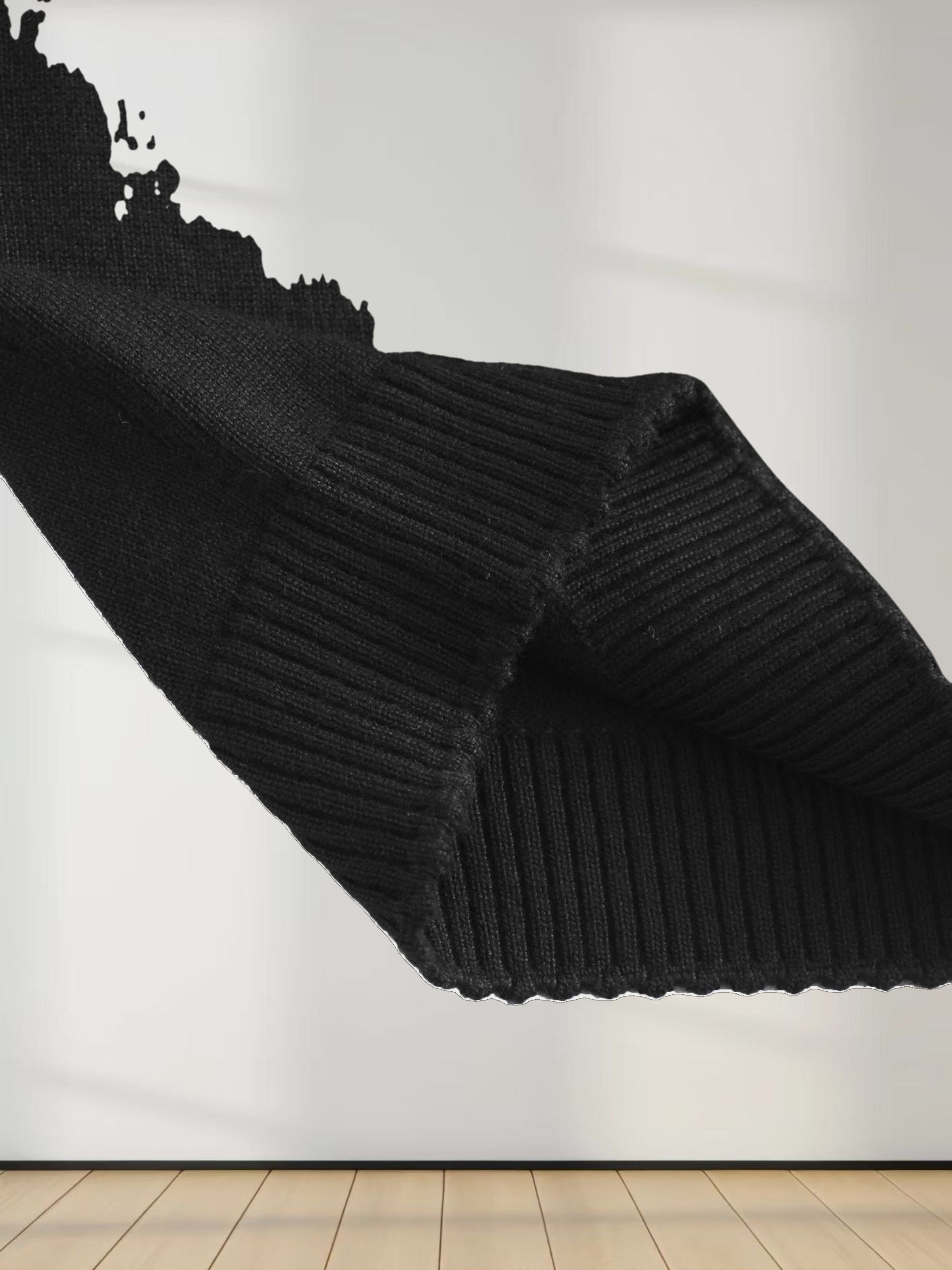 Embellished Cluster Crop Cardigan-Black