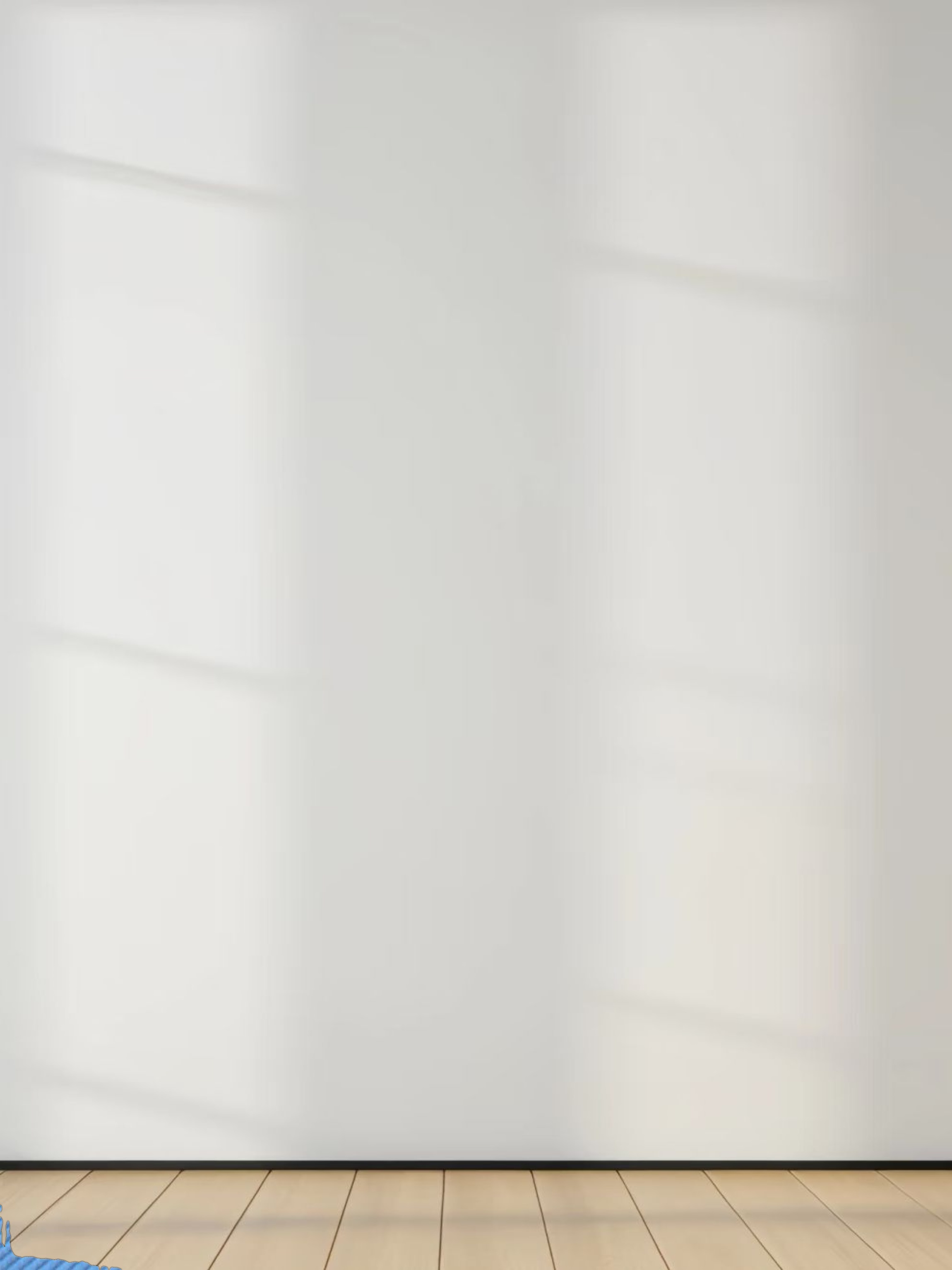 RIBBED HIGH V TEE LS-PERIWINKLE BLUE