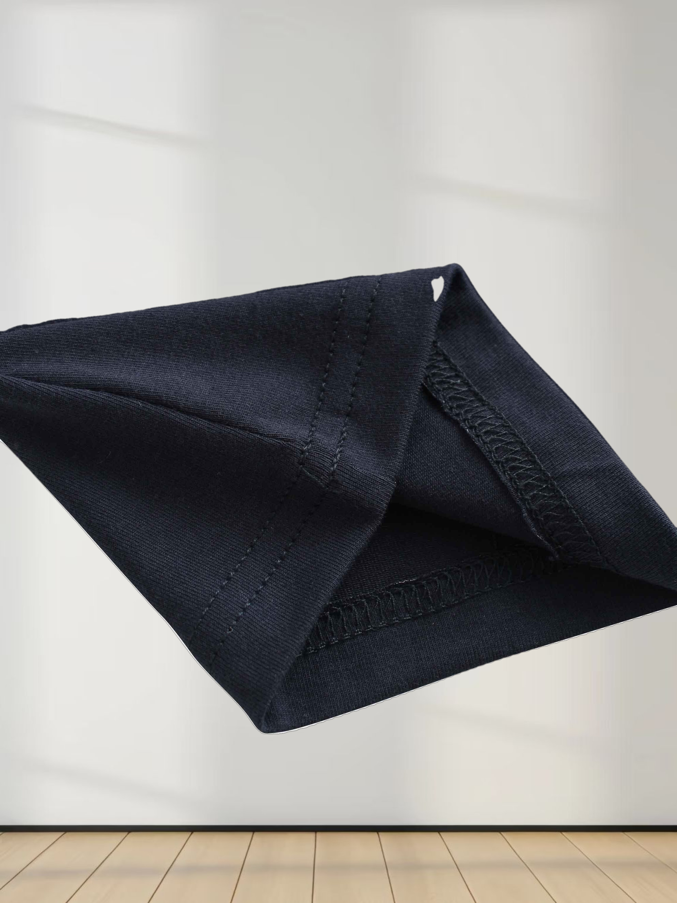 Pleat Front Button Down Dress-Navy