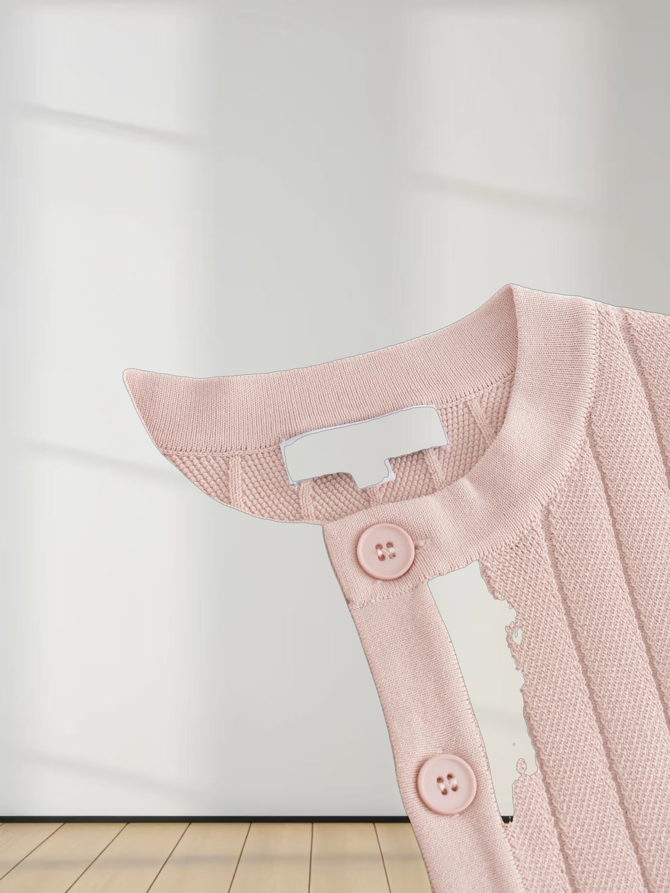 Silky Knit Cropped Cardigan-Tan