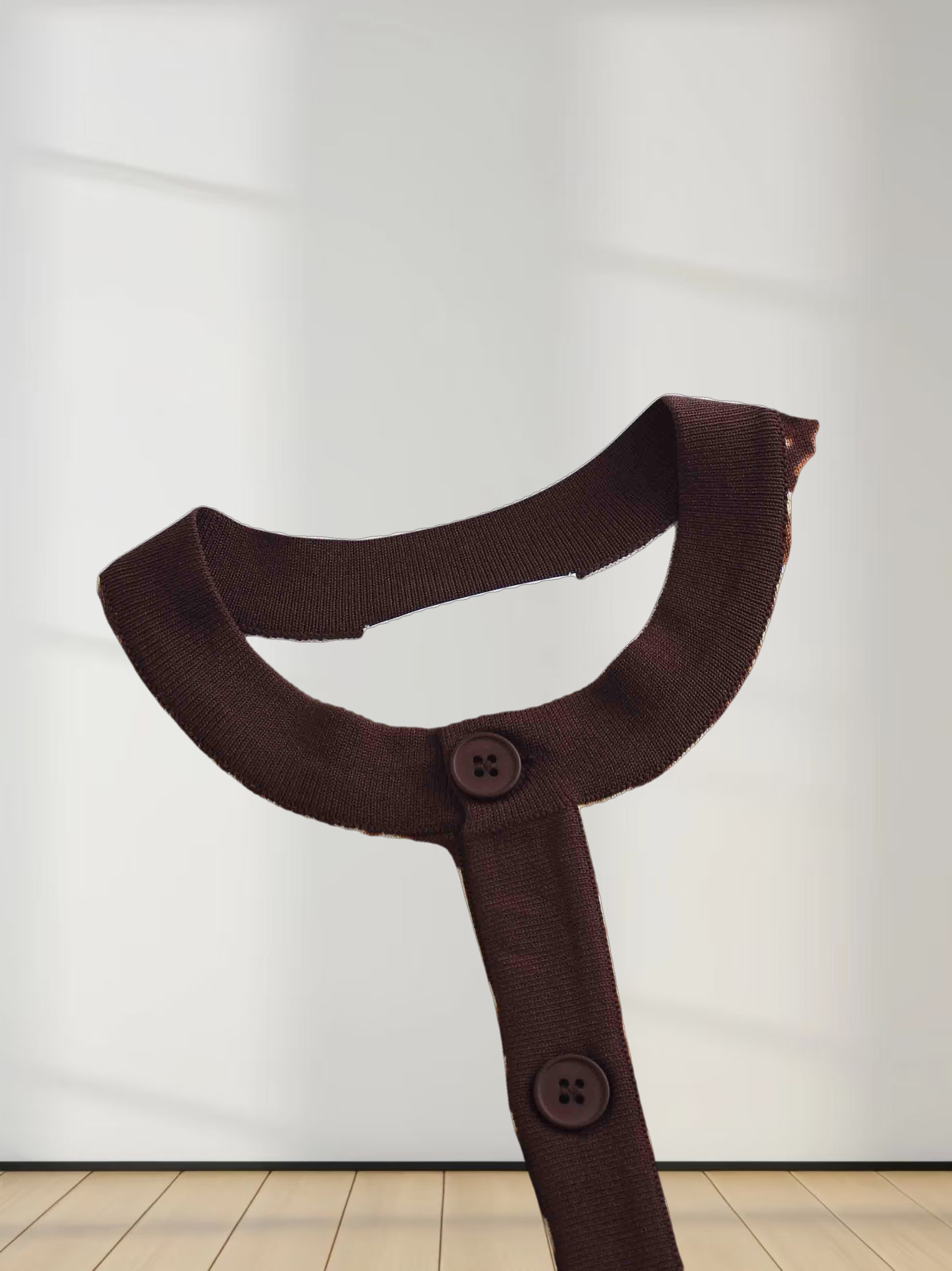 Buttoned Cardigan-Brown Speckled