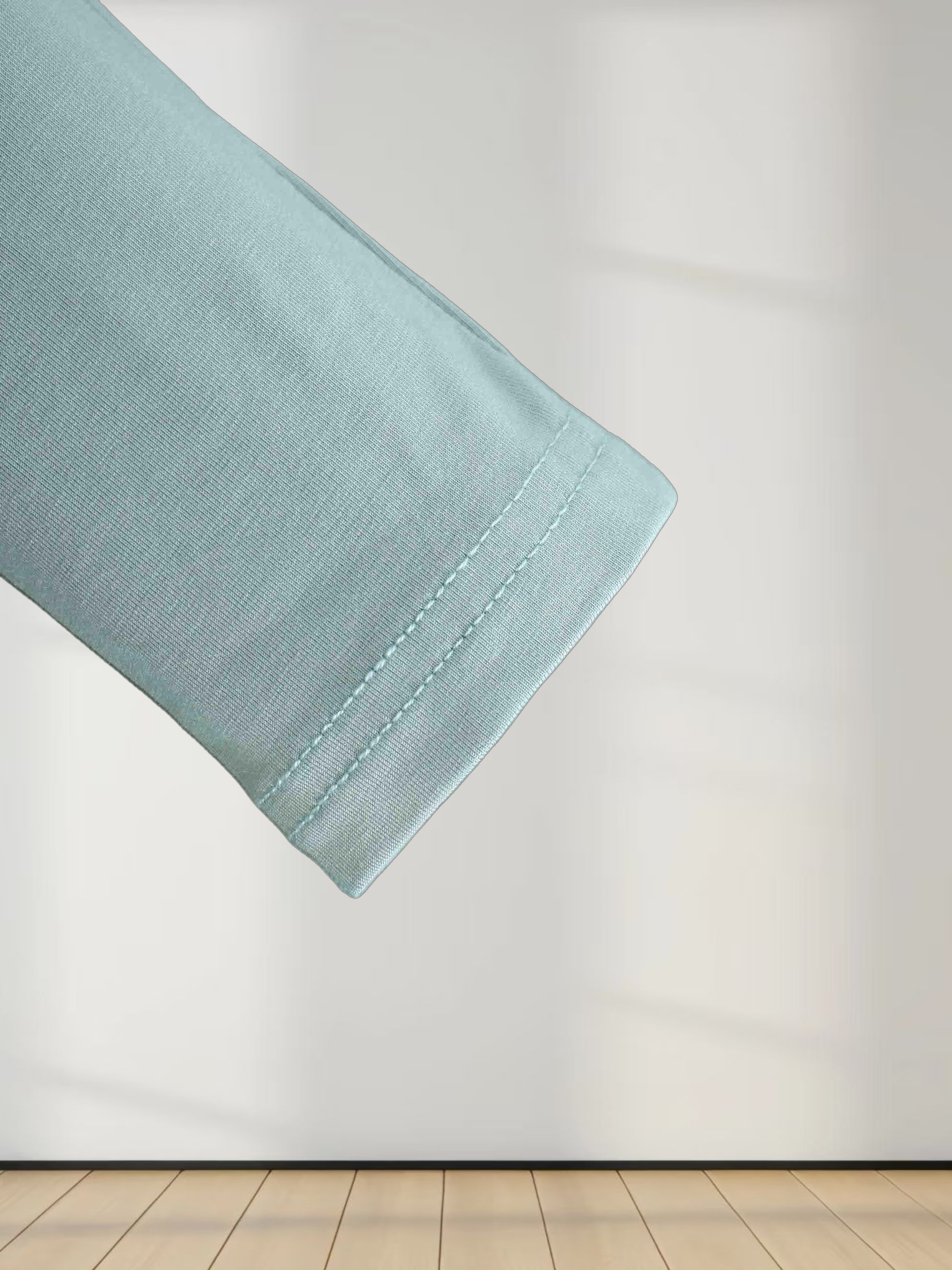 Modal Turtleneck Long Sleeve-Seafoam