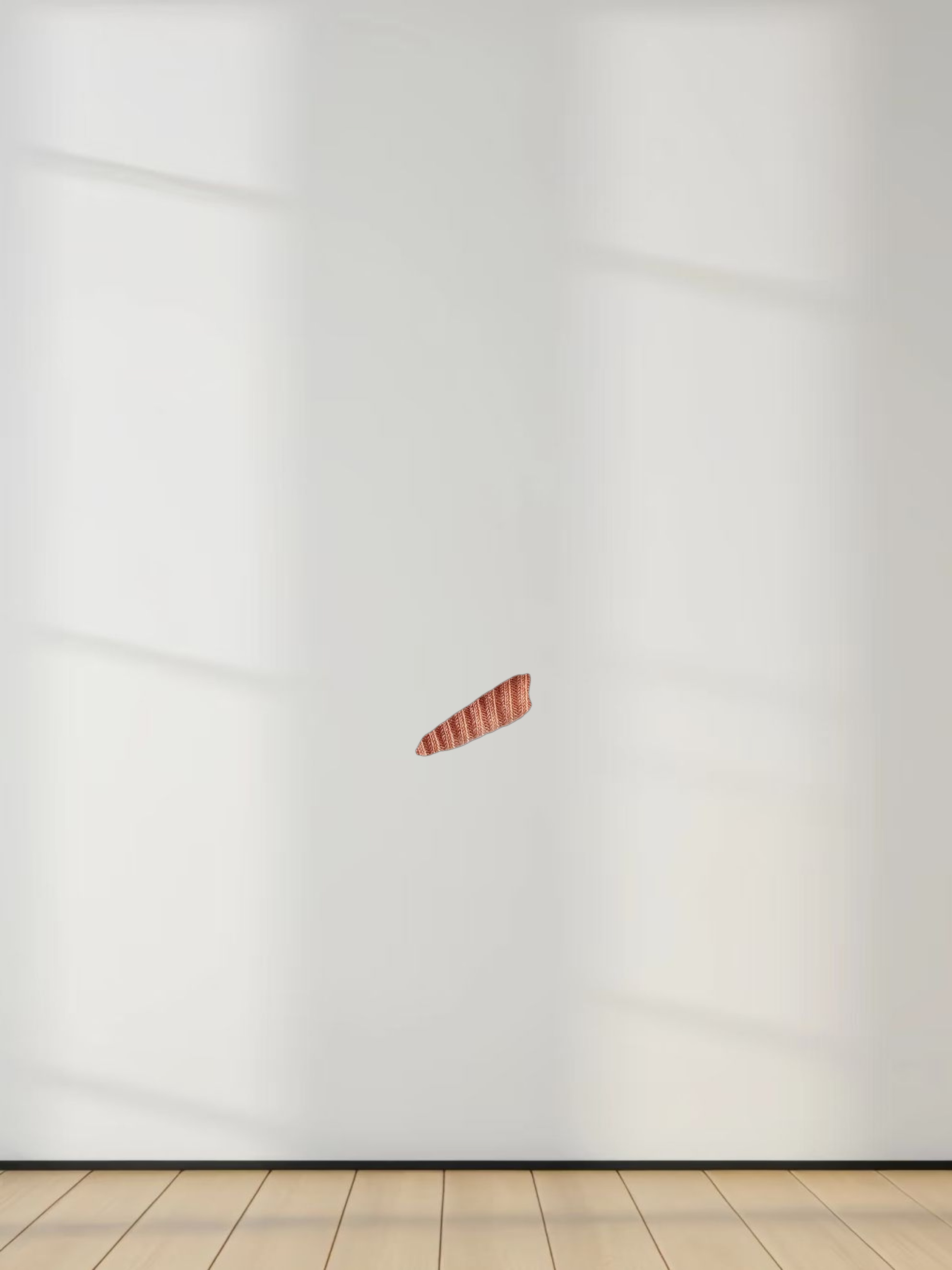 Ribbed Swing Tee-Peach