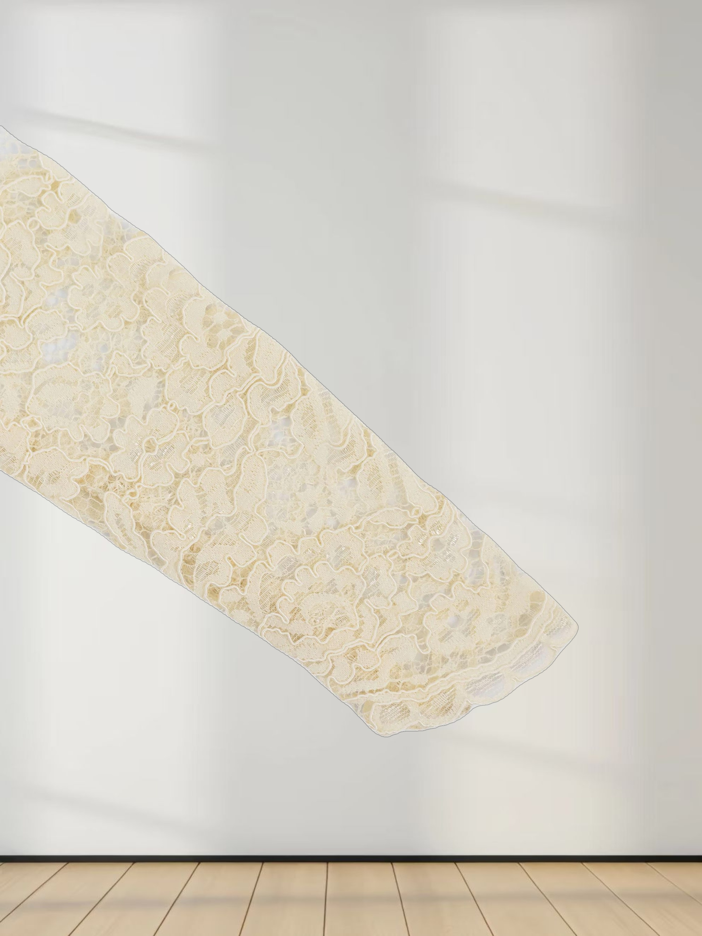 Lace Button Down Cardigan Top-Cream