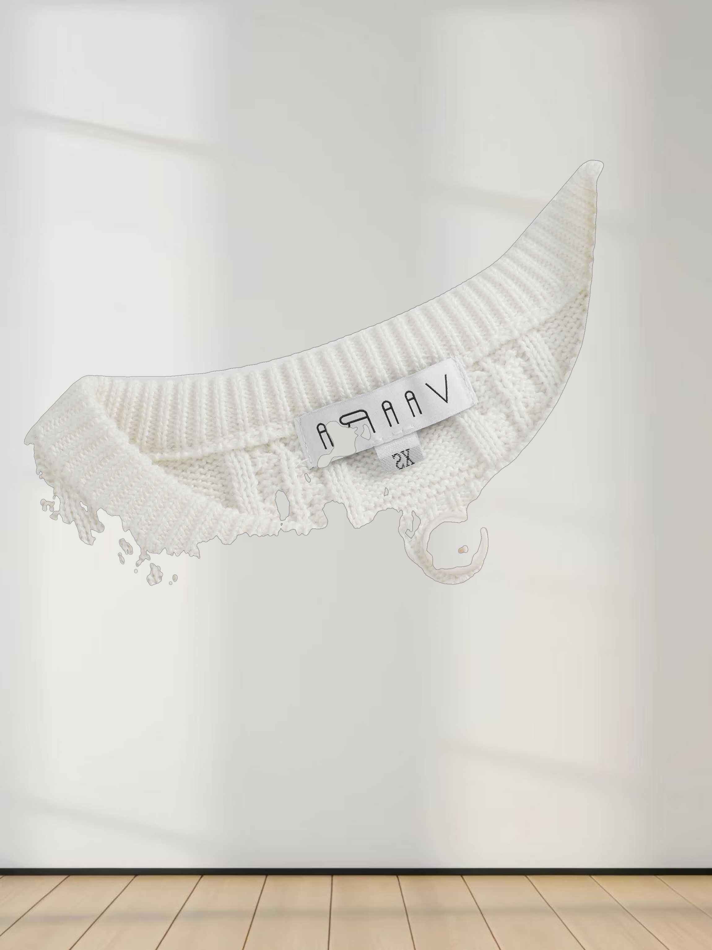 Cable Design Cardigan-Ivory