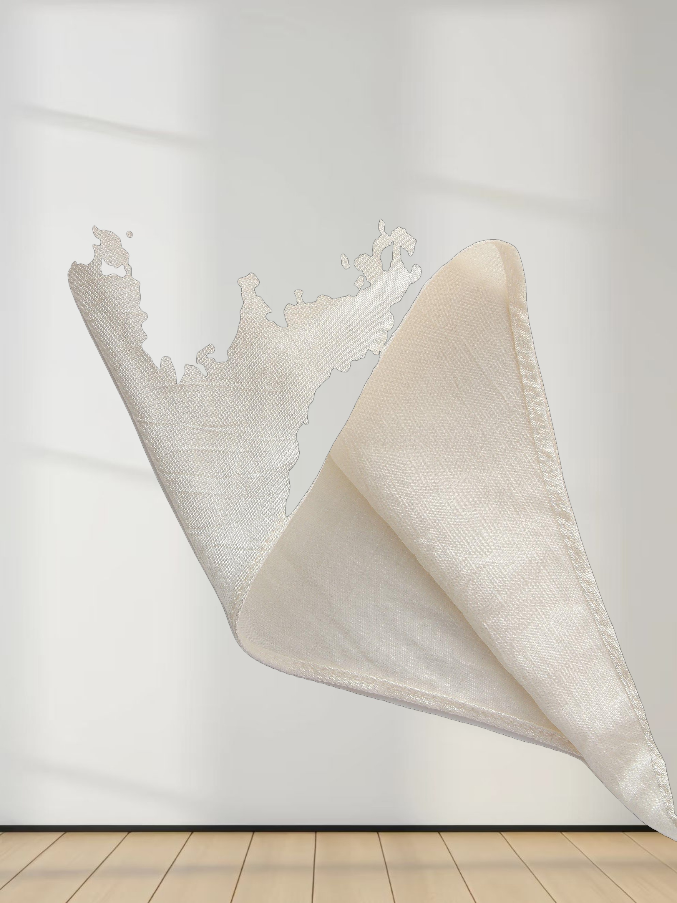 Crew Knit Satin Dress-Ivory