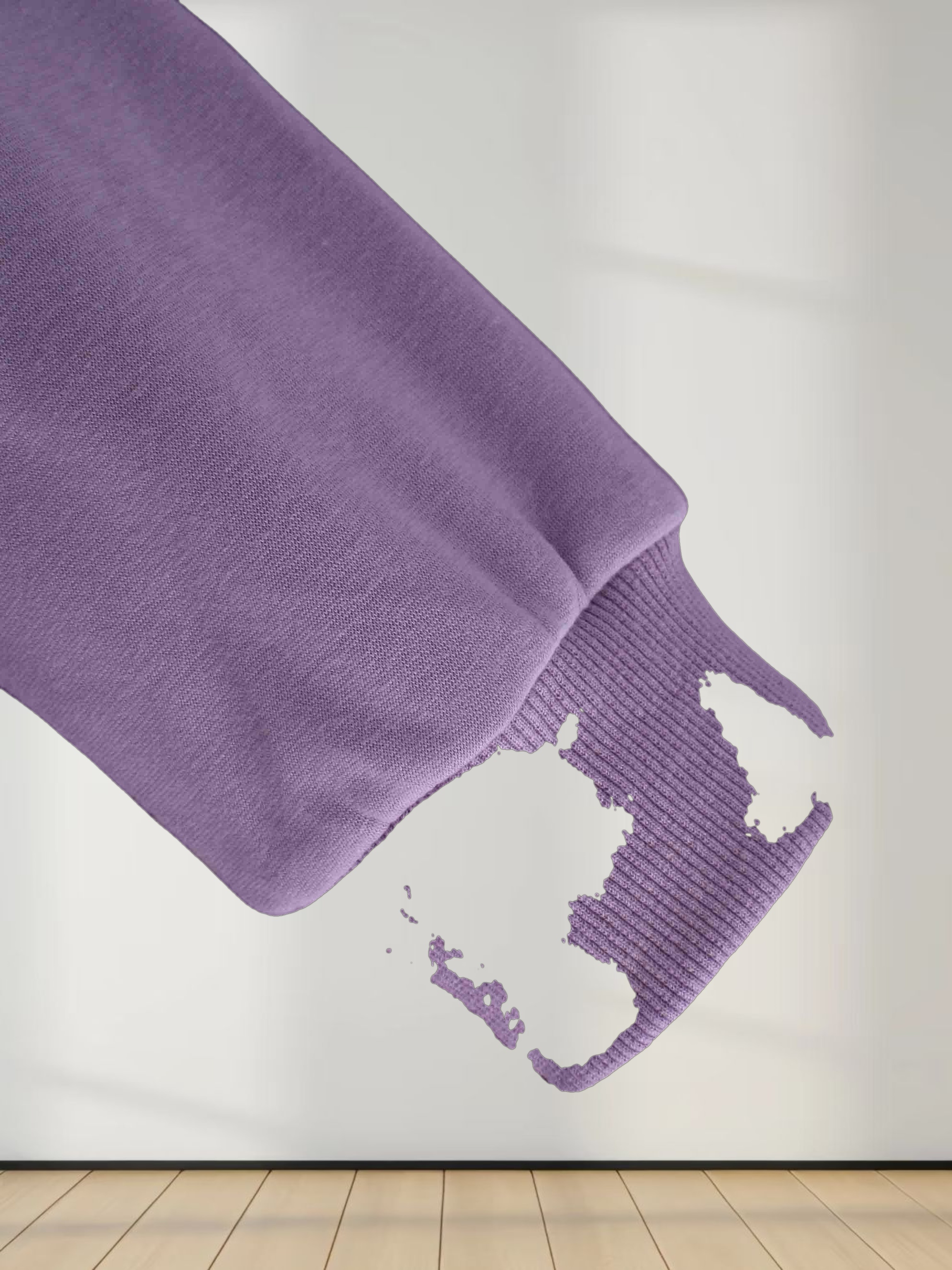 High Neck Sweatshirt-Lavender