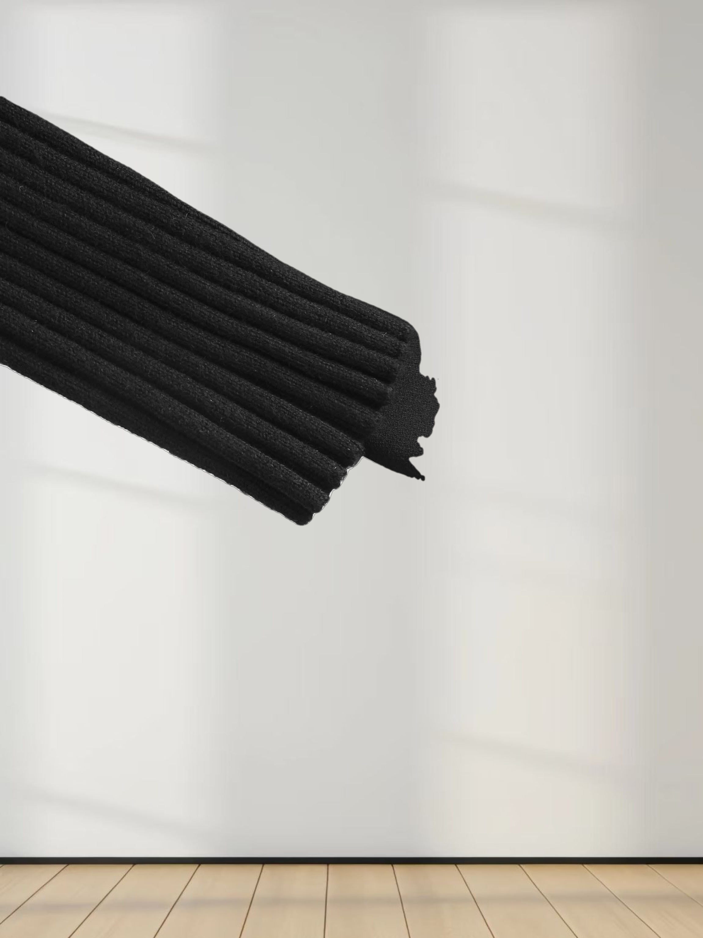 Crepe Bottom Dress-Black/Black