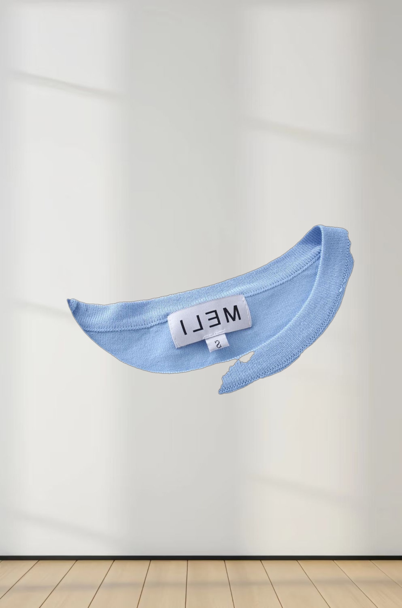 Basic Crew Sweater 3Q-Periwinkle