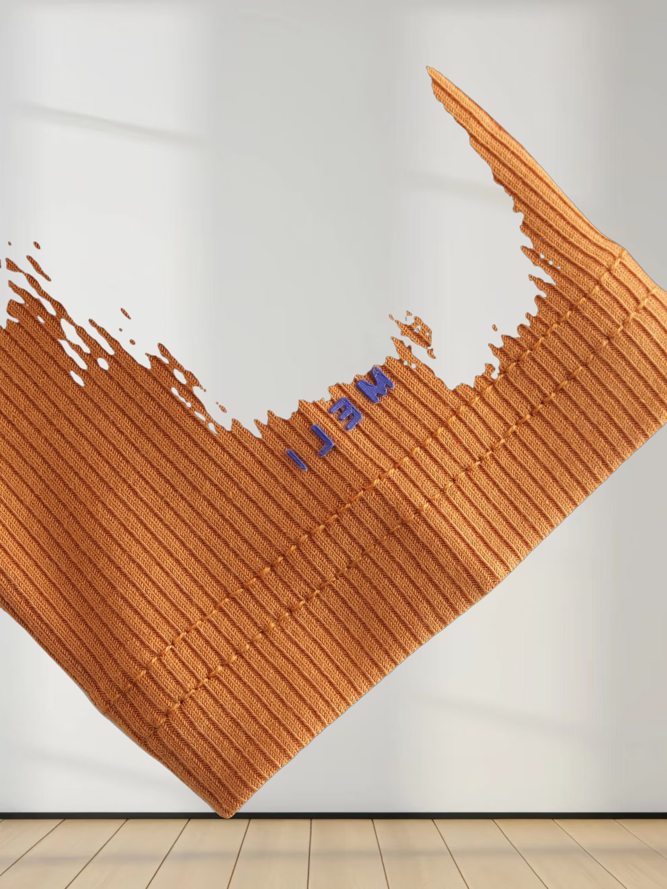 Crew Ribbed Dolman-Cognac