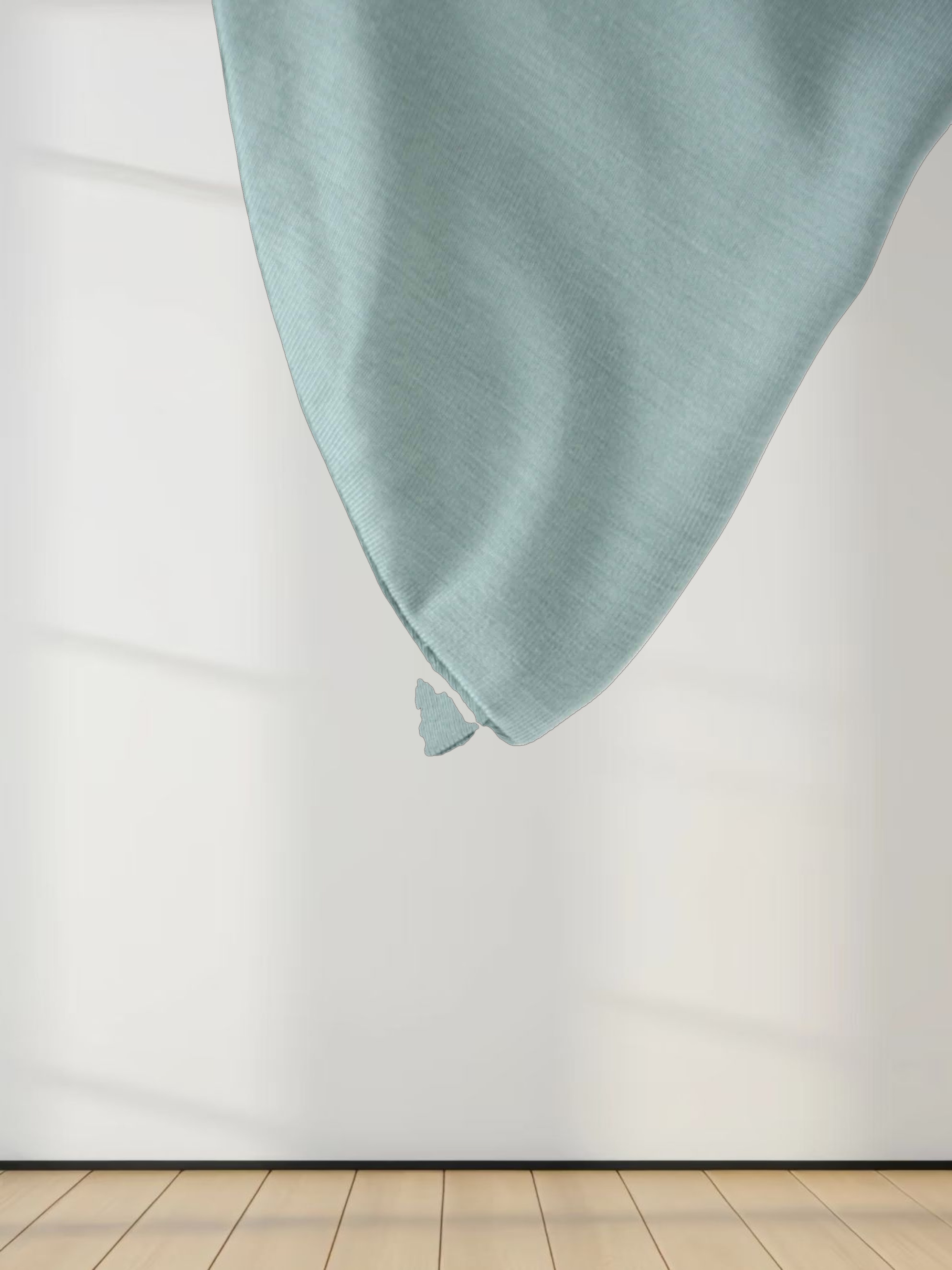 Modal Turtleneck Long Sleeve-Seafoam