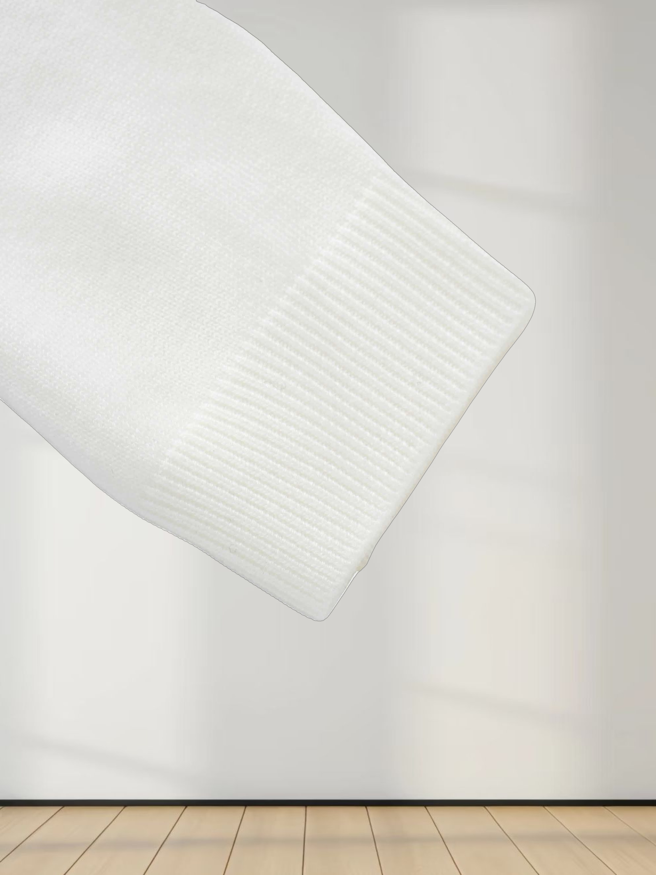 Side Zipper Sweater-Cream