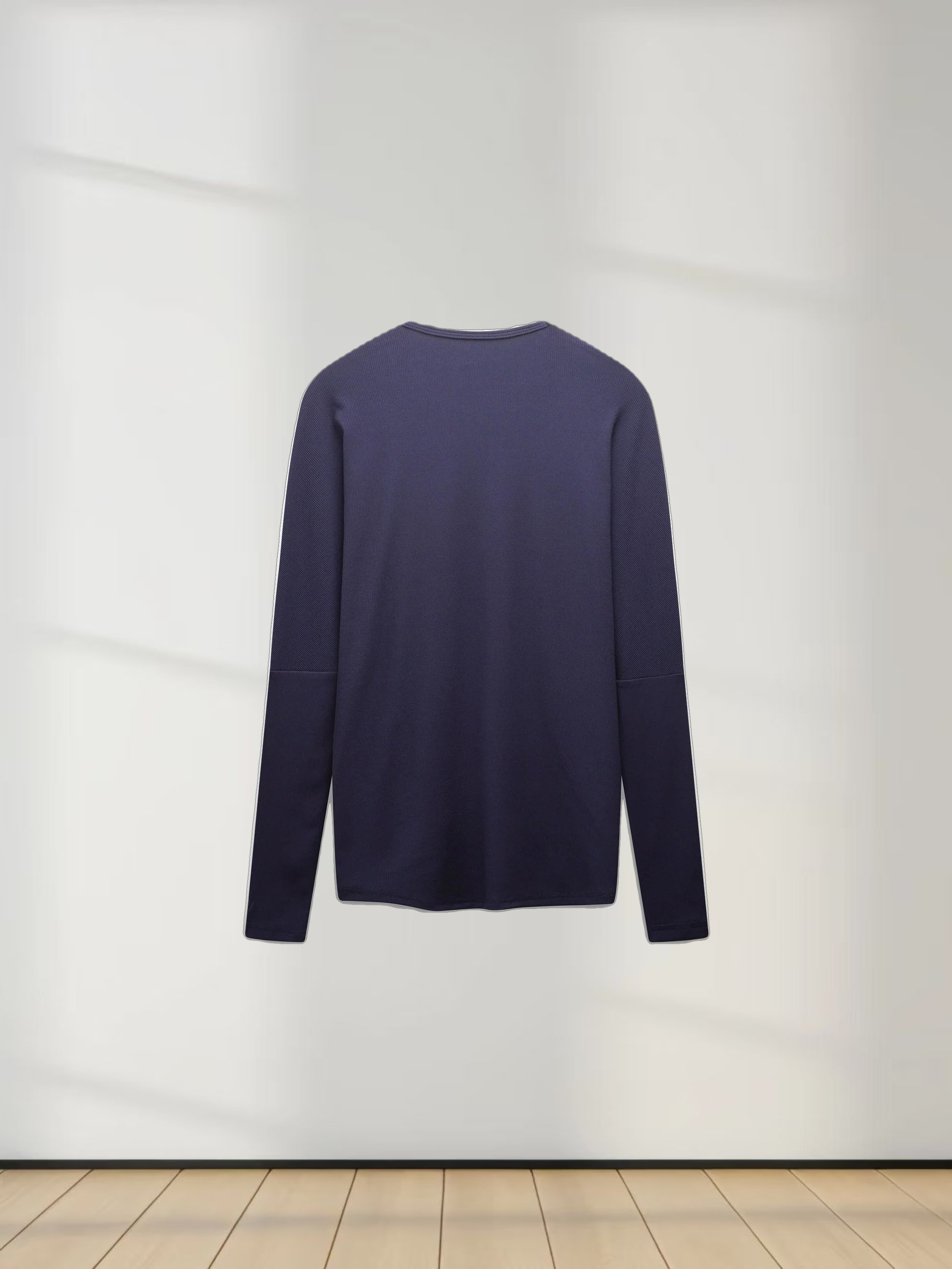 CREW RIBBED DOLMAN-NAVY