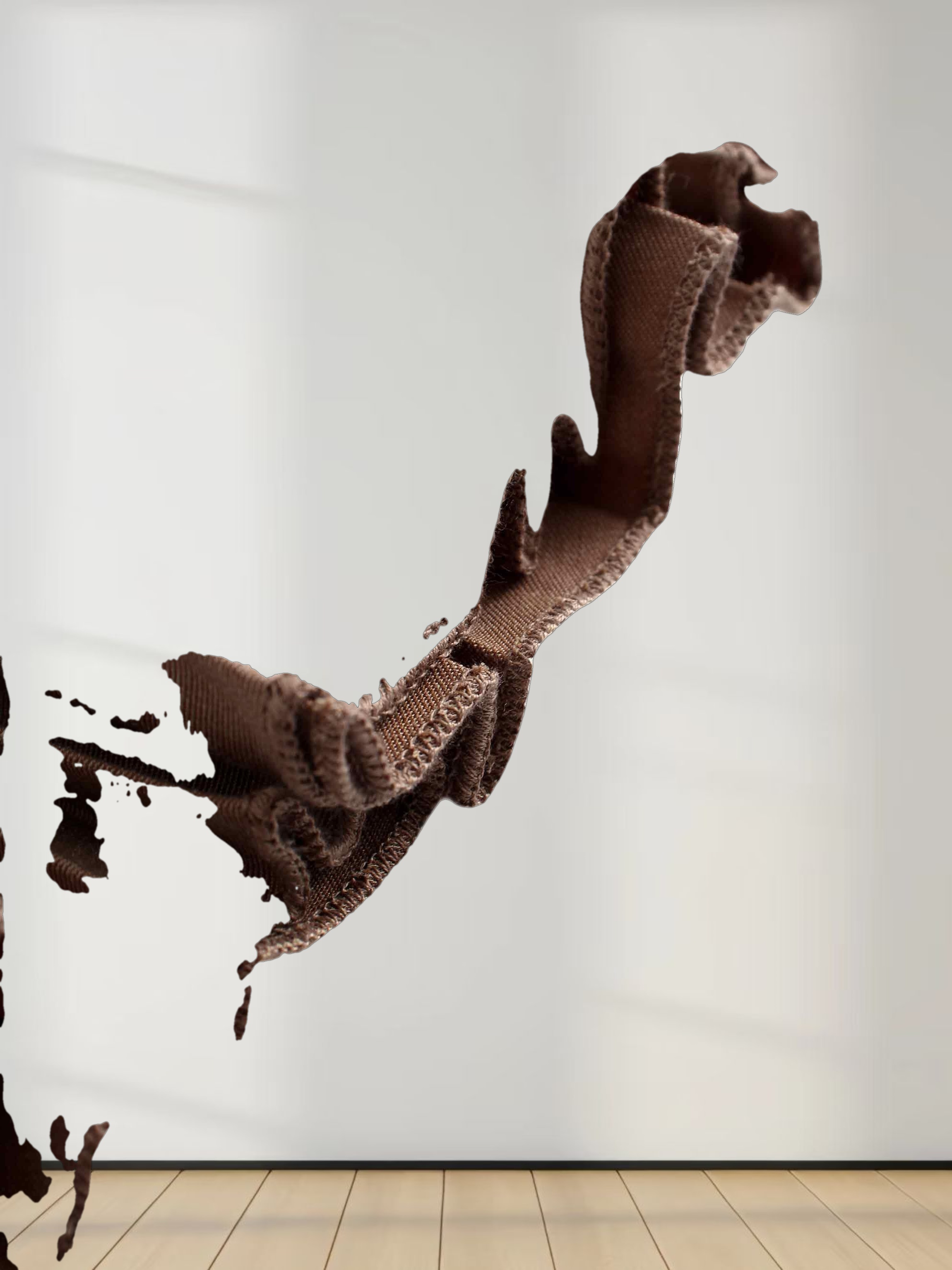 Mix Pleat Skirt-Camel