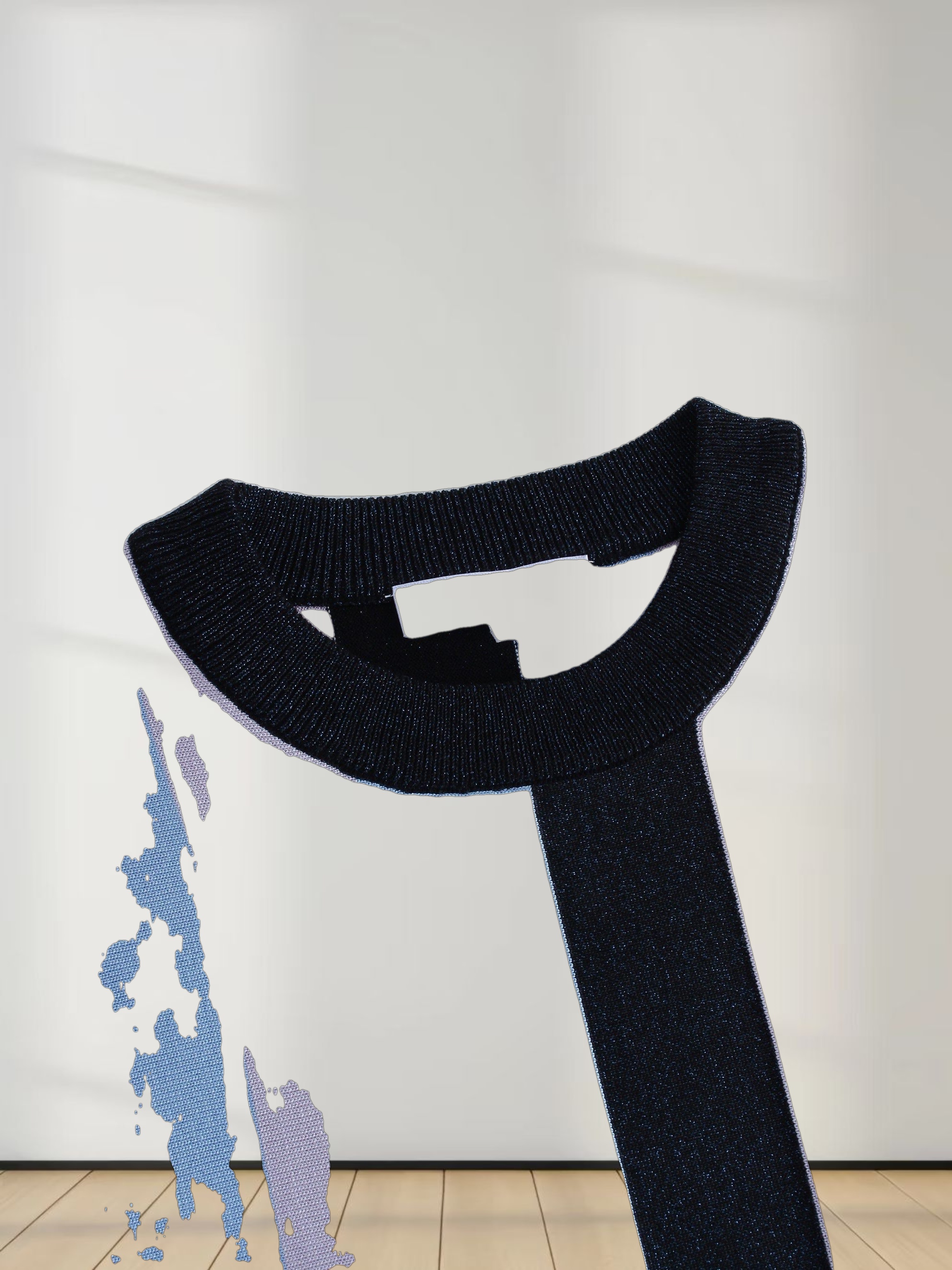 Striped Lurex Sweater-Multi