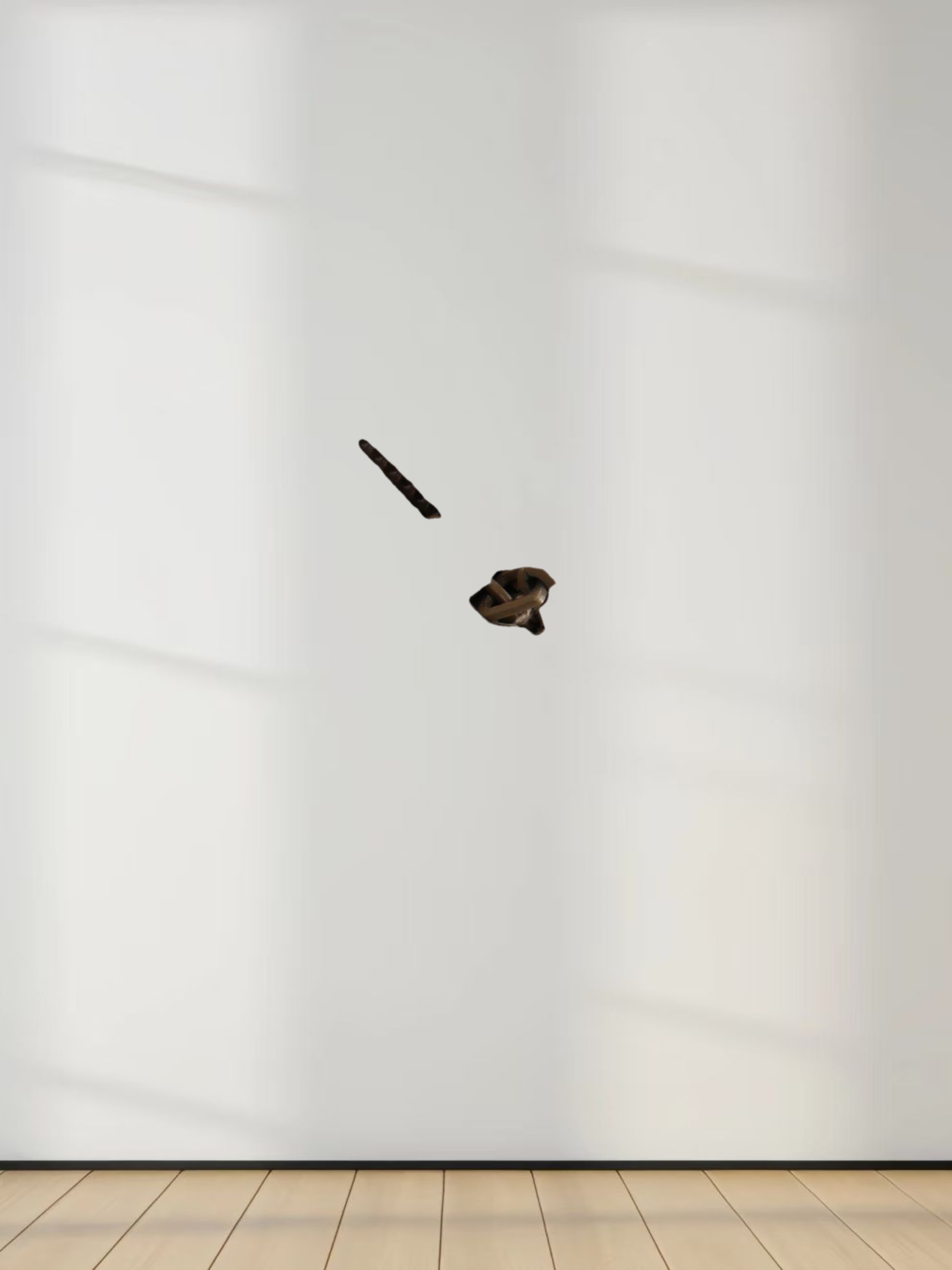 Croc Leather Skirt-Clay