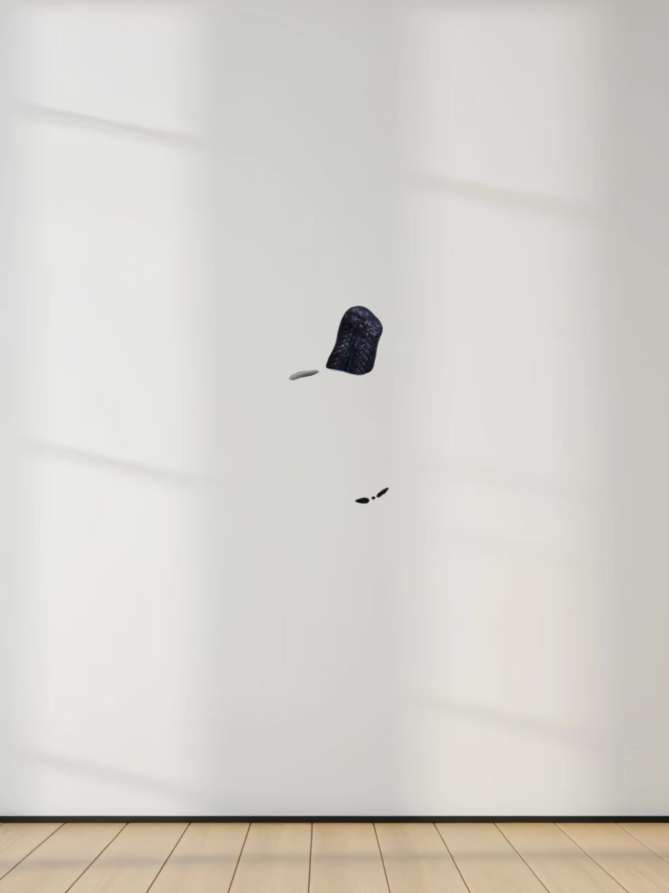 A-Line Button Down Pocket Skirt-Navy