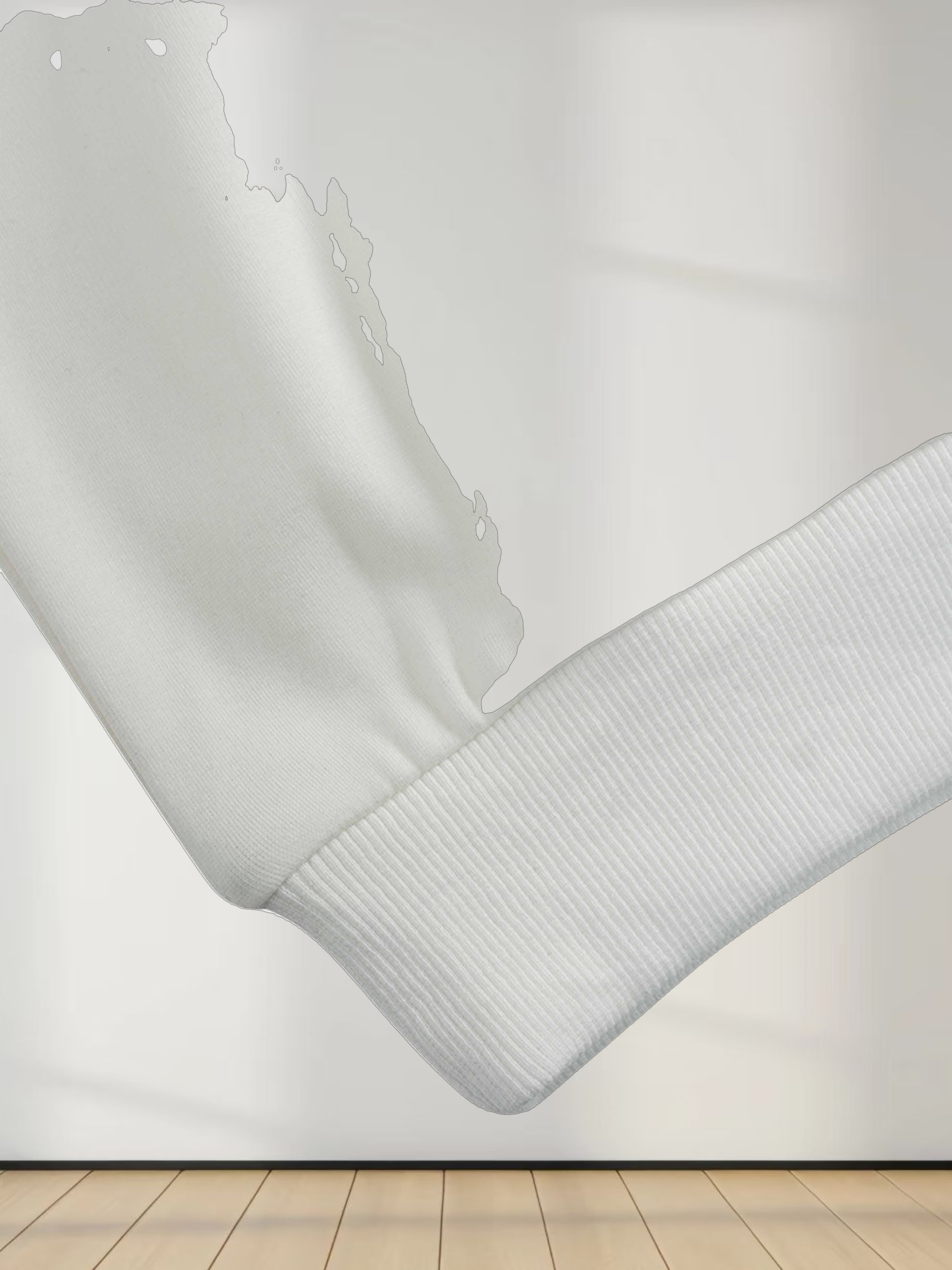 Embossed Crown Sweatshirt-Ivory