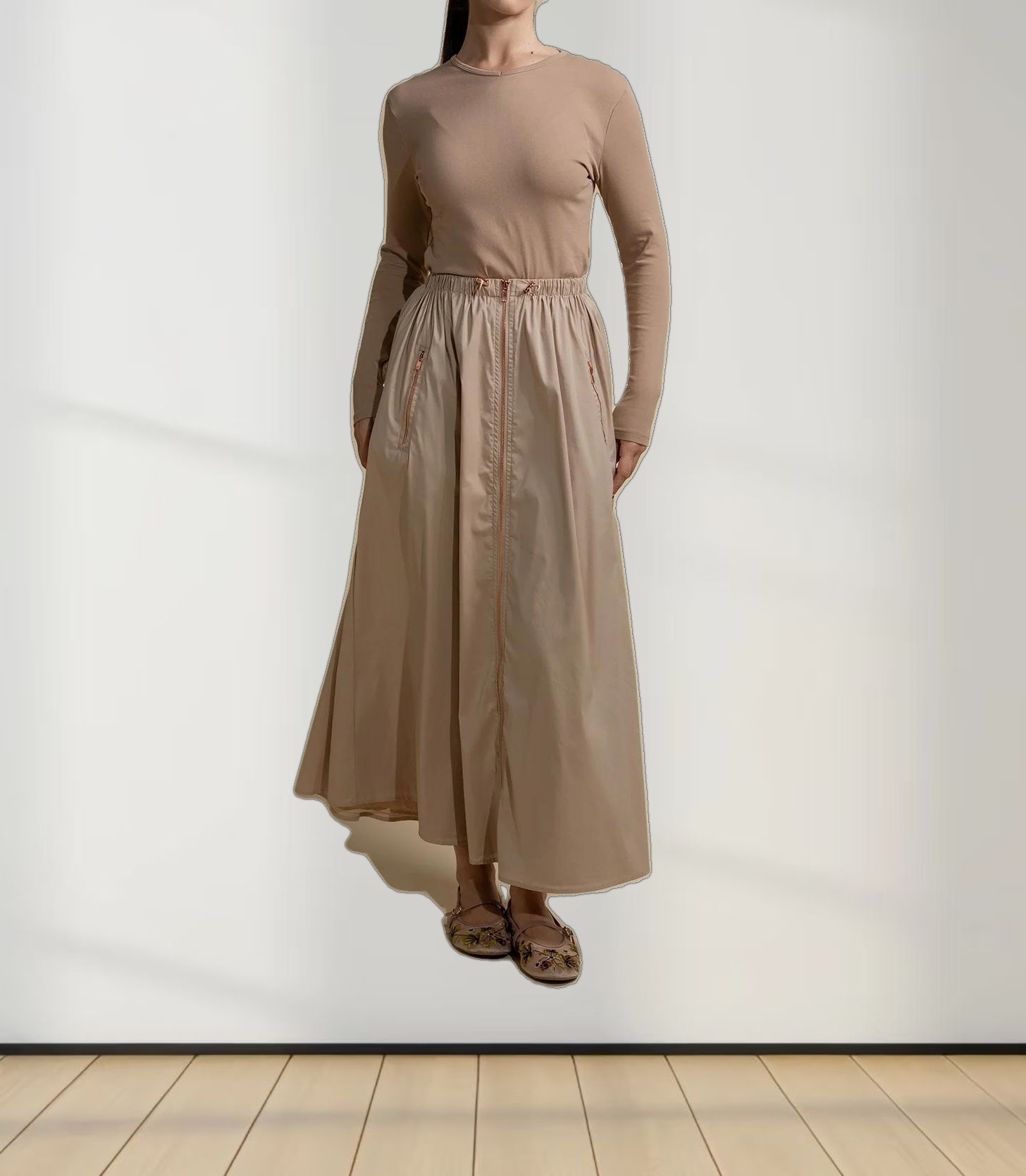 CLASSIC TEE LONG SLEEVE-TAN