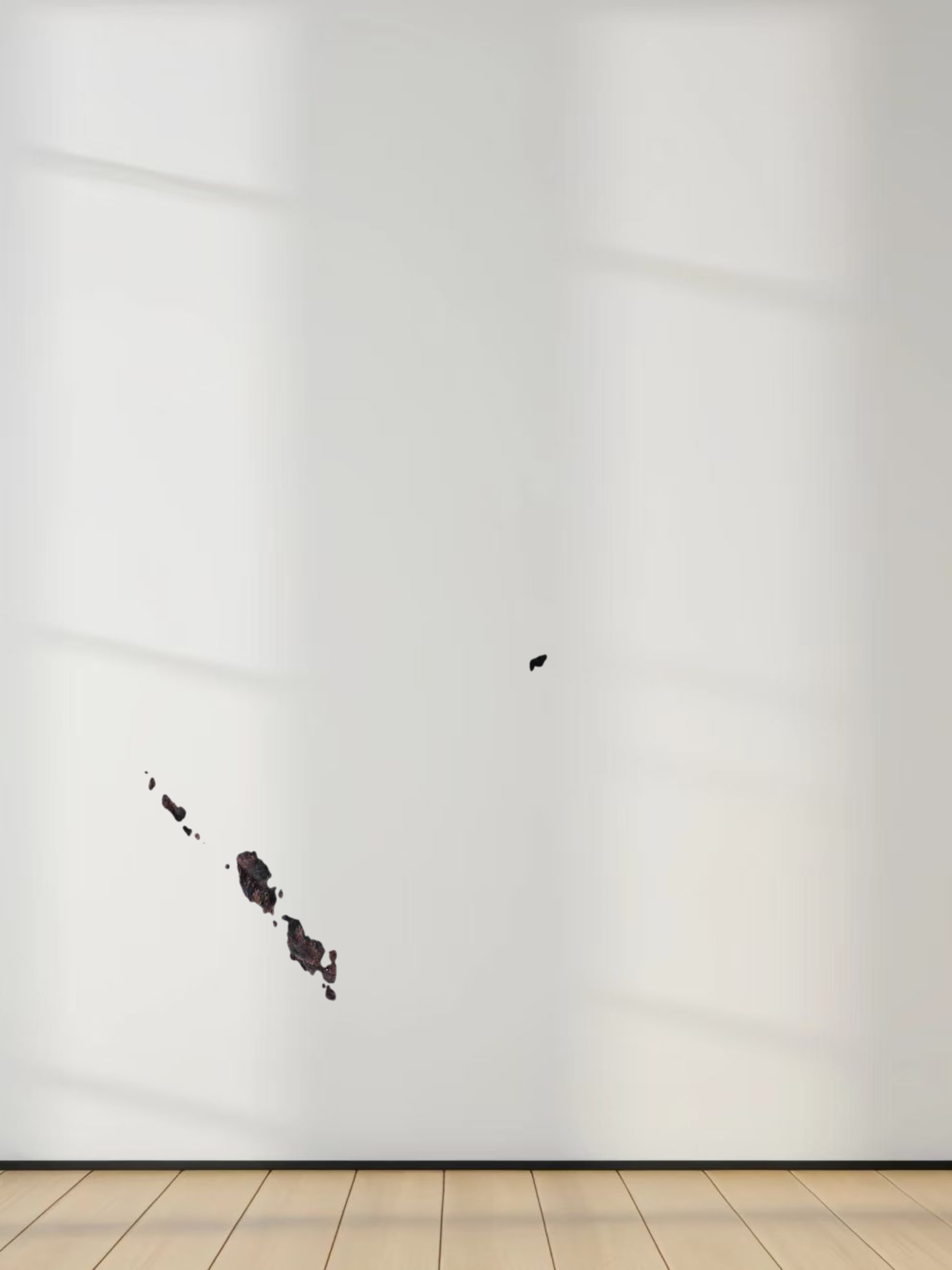 Chunky Heathered Cable sweater-Black/Brown