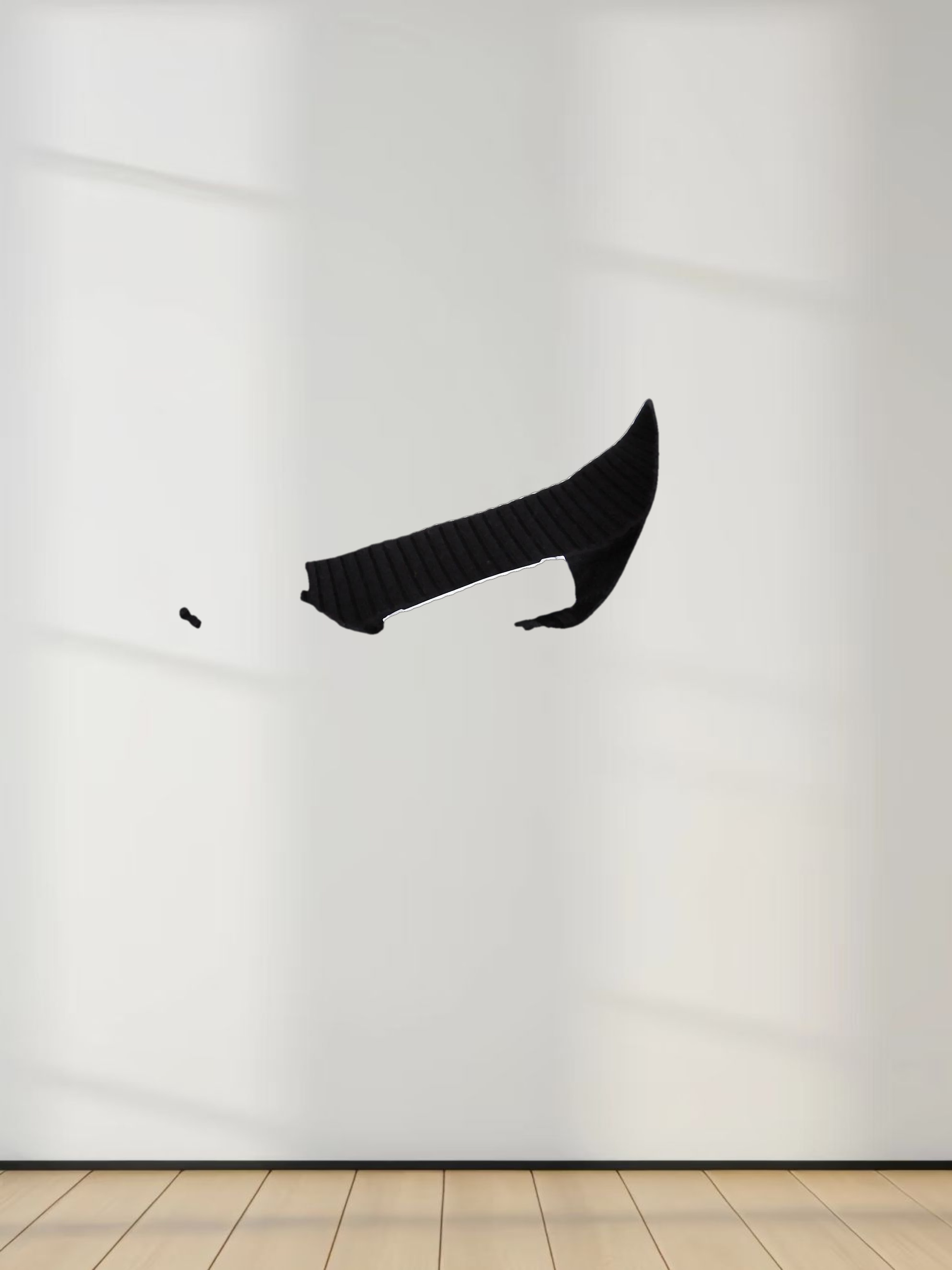 Cross Stitch Sweater-Black