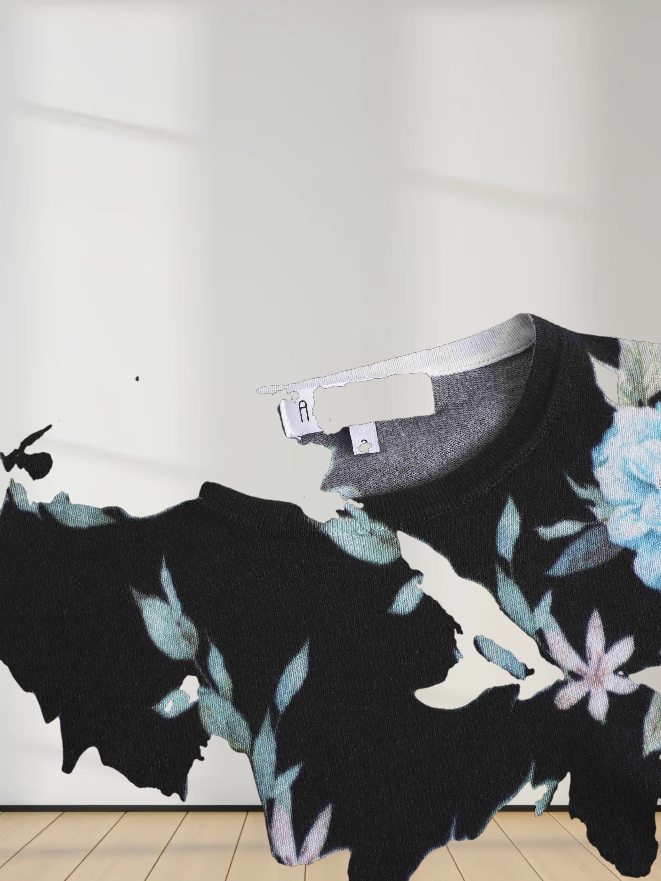 Printed Sweater-English Tea Floral