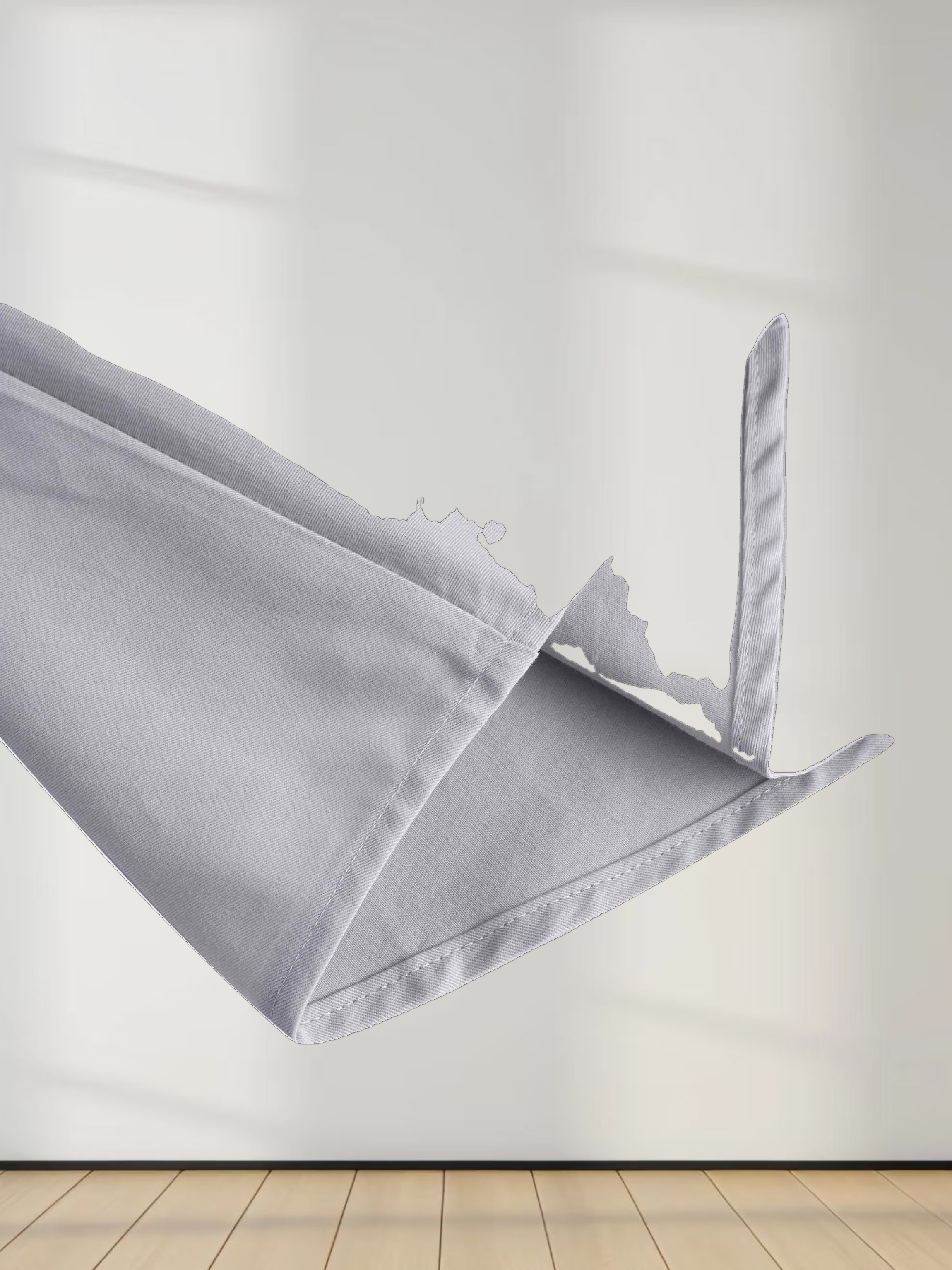 Full Pleated Skirt-Ice Grey