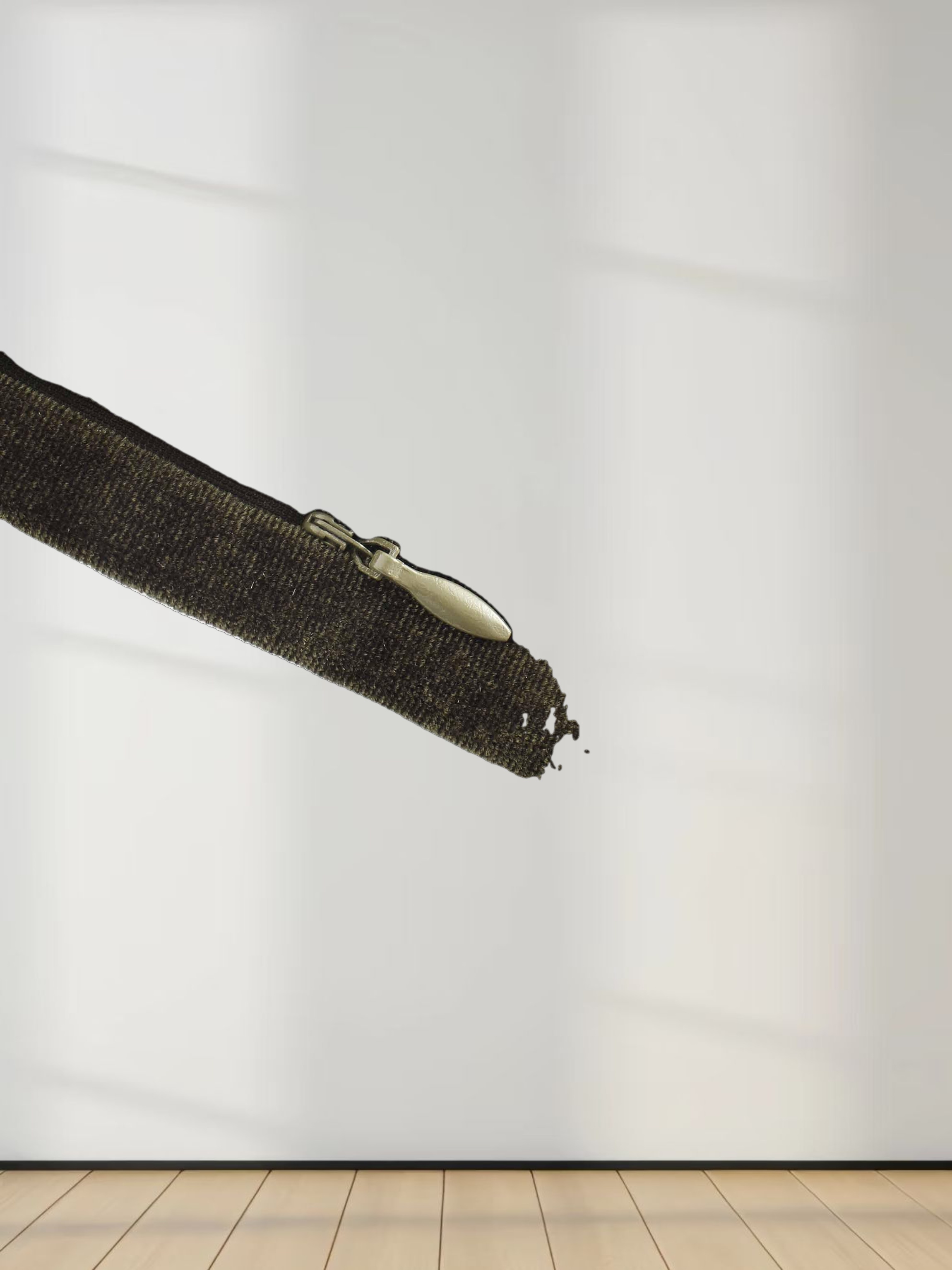 Ombre Velour Slip Dress-Green