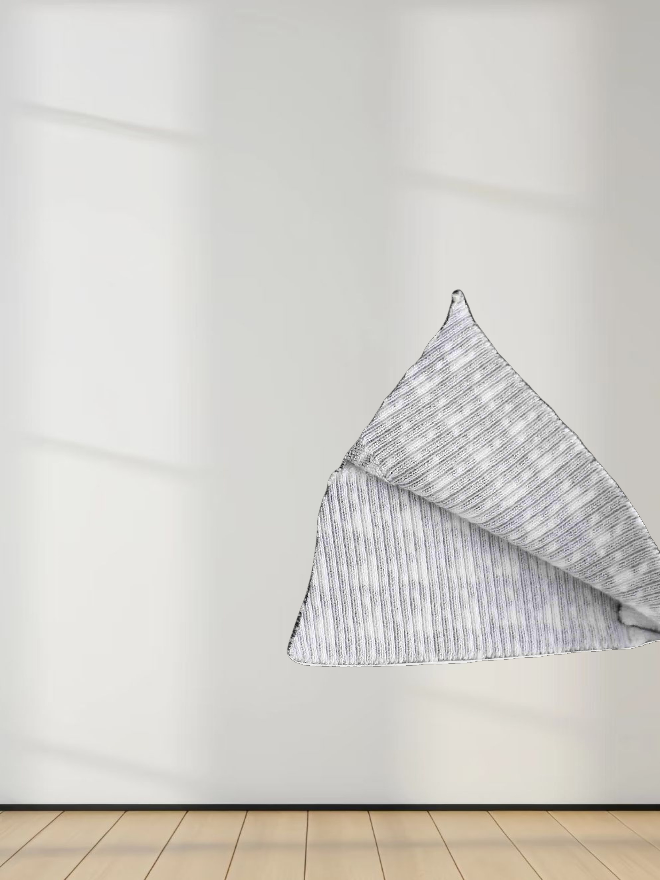 Printed Cardigan Short-Black and White Houndstooth