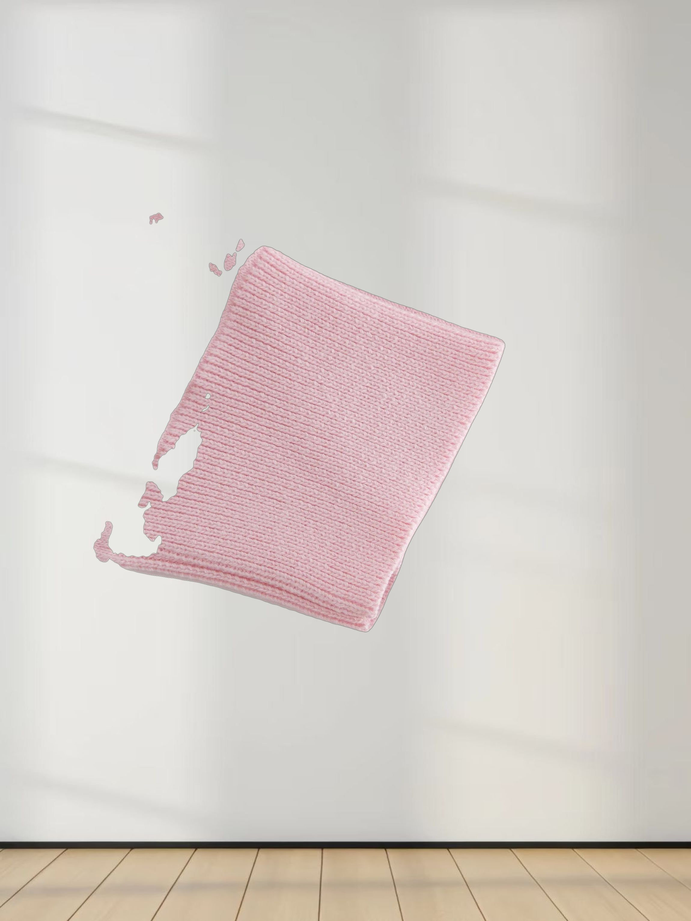 Mesh Top Sweater-Light Pink