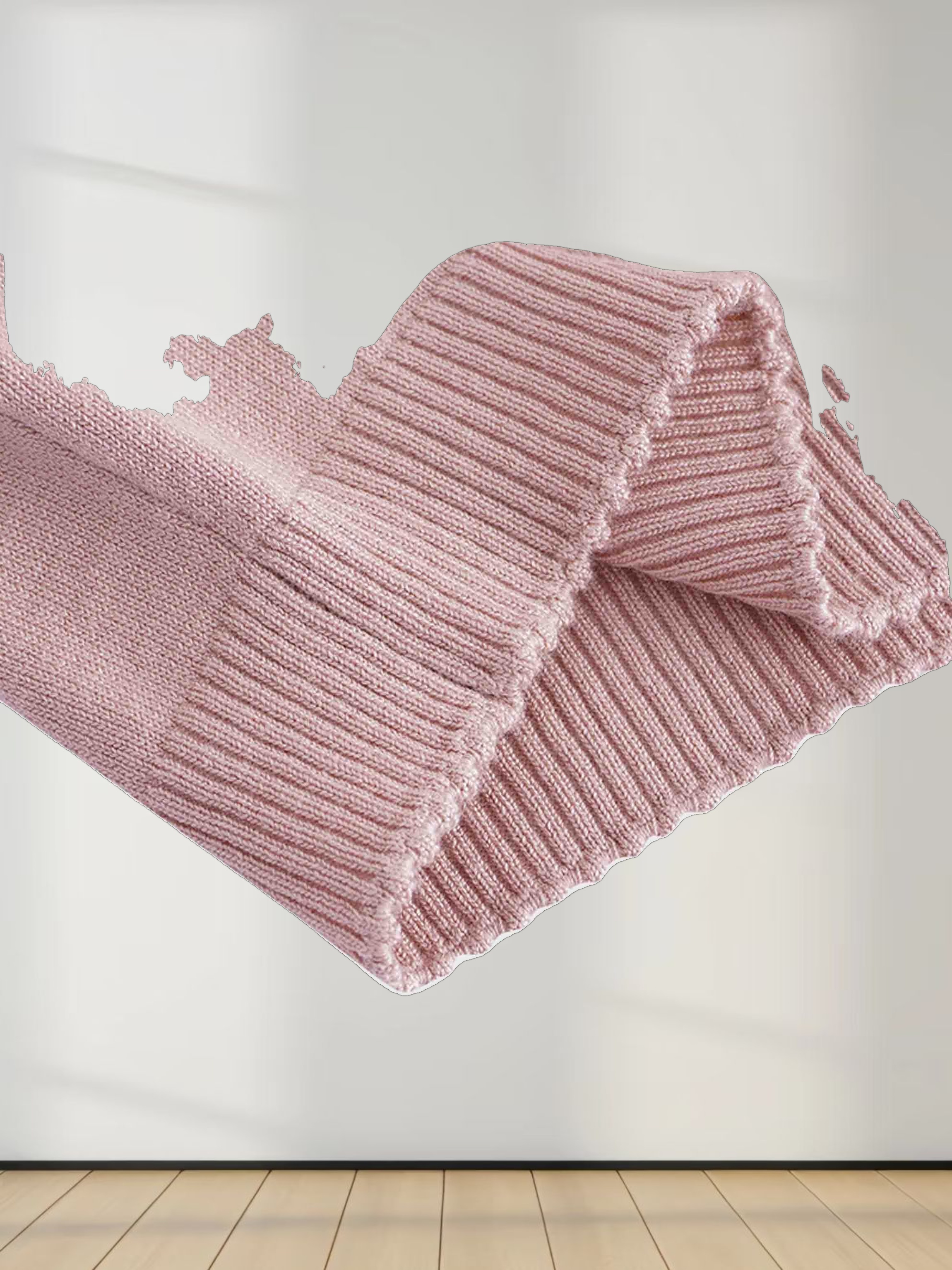 Trim Detail Crew Crop Cardigan-Pink